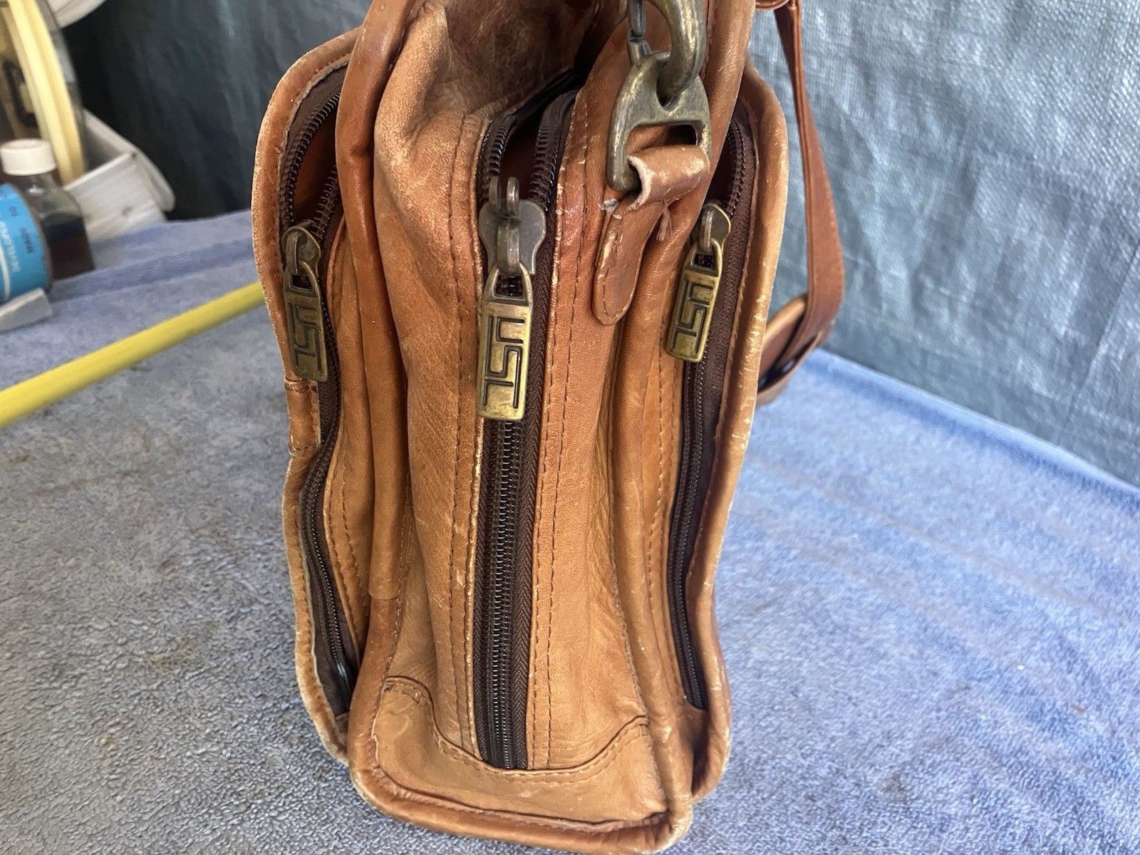 Vintage USC Messenger Bag Soft Side Briefcase