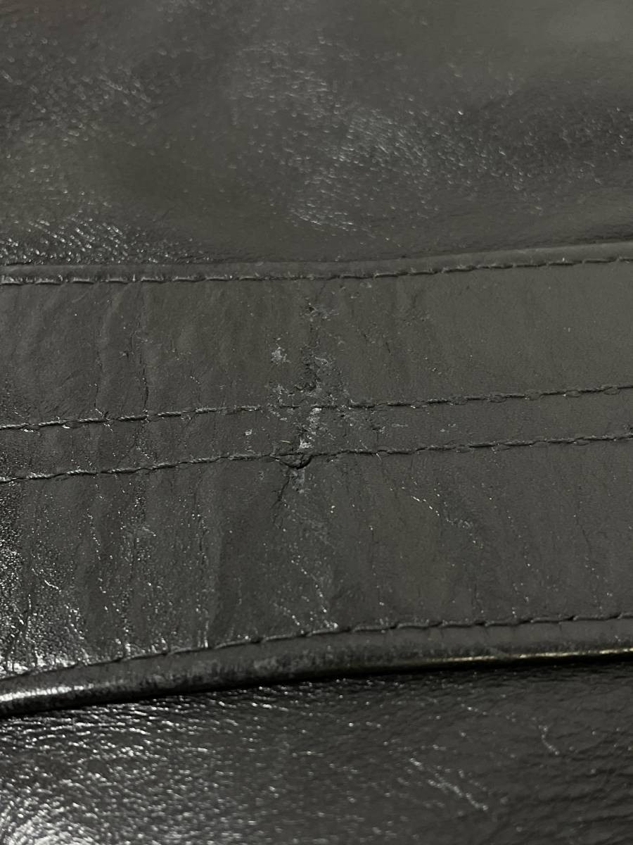 Used Langlitz Leathers Regular Travel Bag L 45cm W 25cm D 25cm Size Black Color