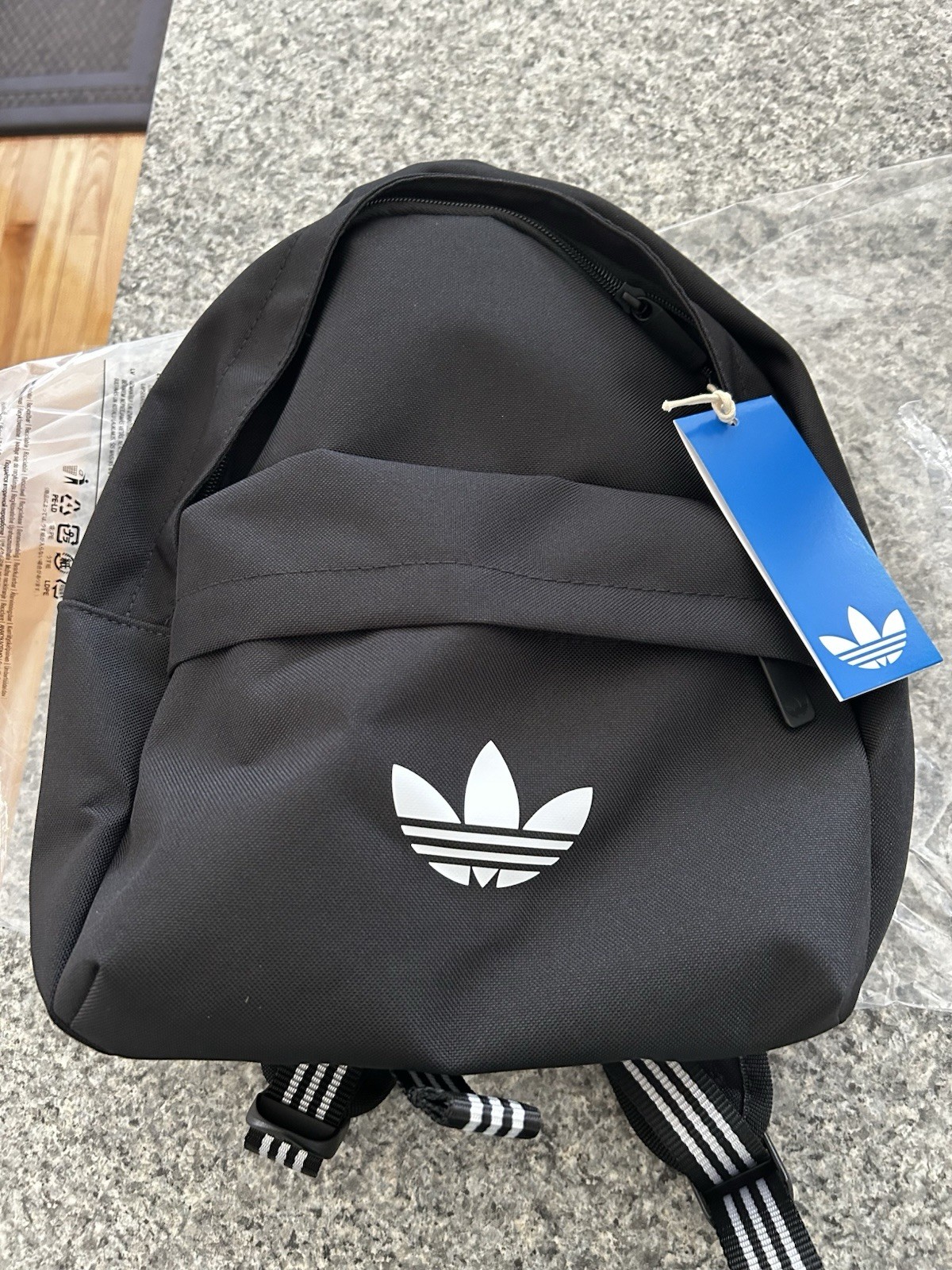 New Adidas Adicolor Small Backpack – Black