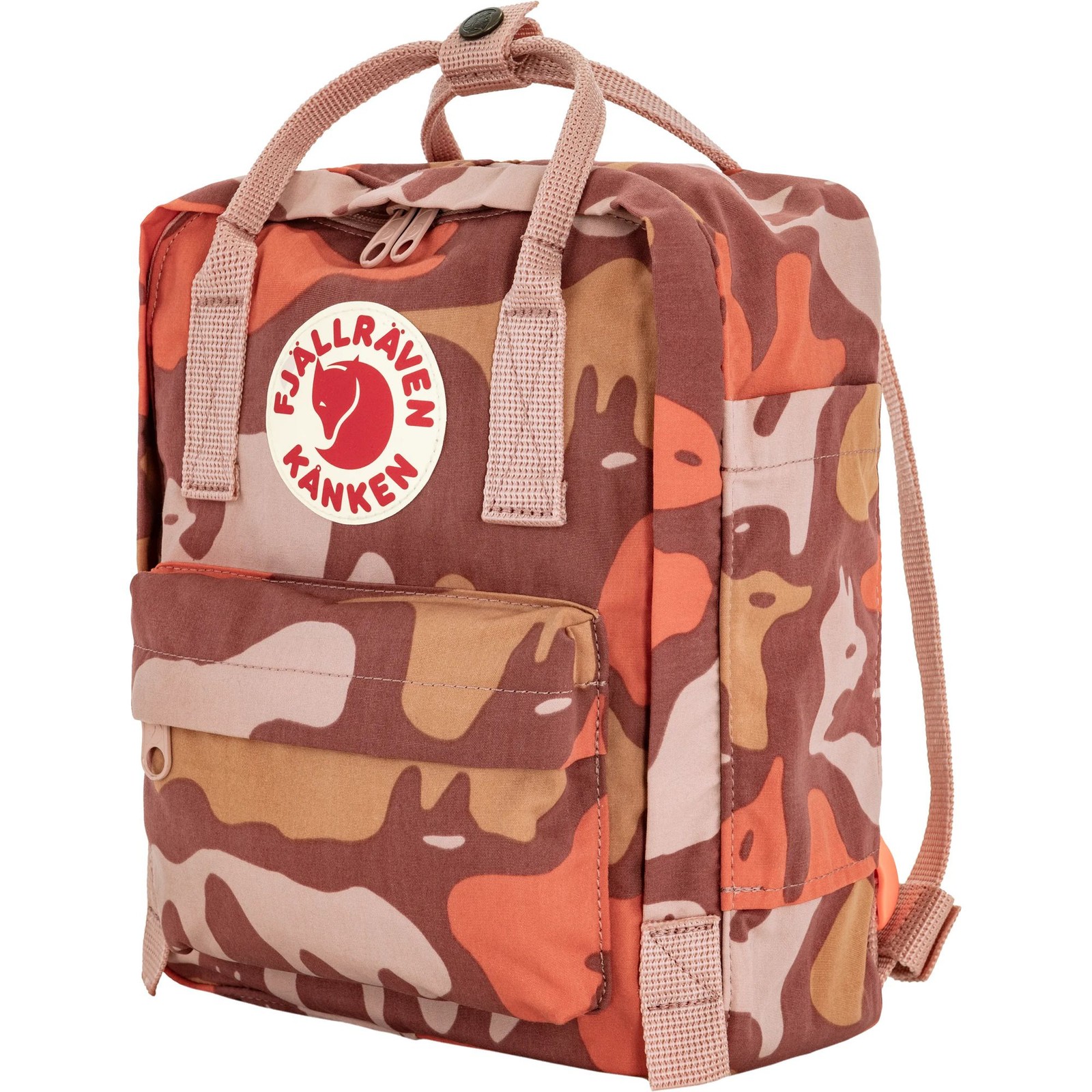 Fjallraven Kanken Graphics Mini Backpack, ChalkRose/Hidden Animals