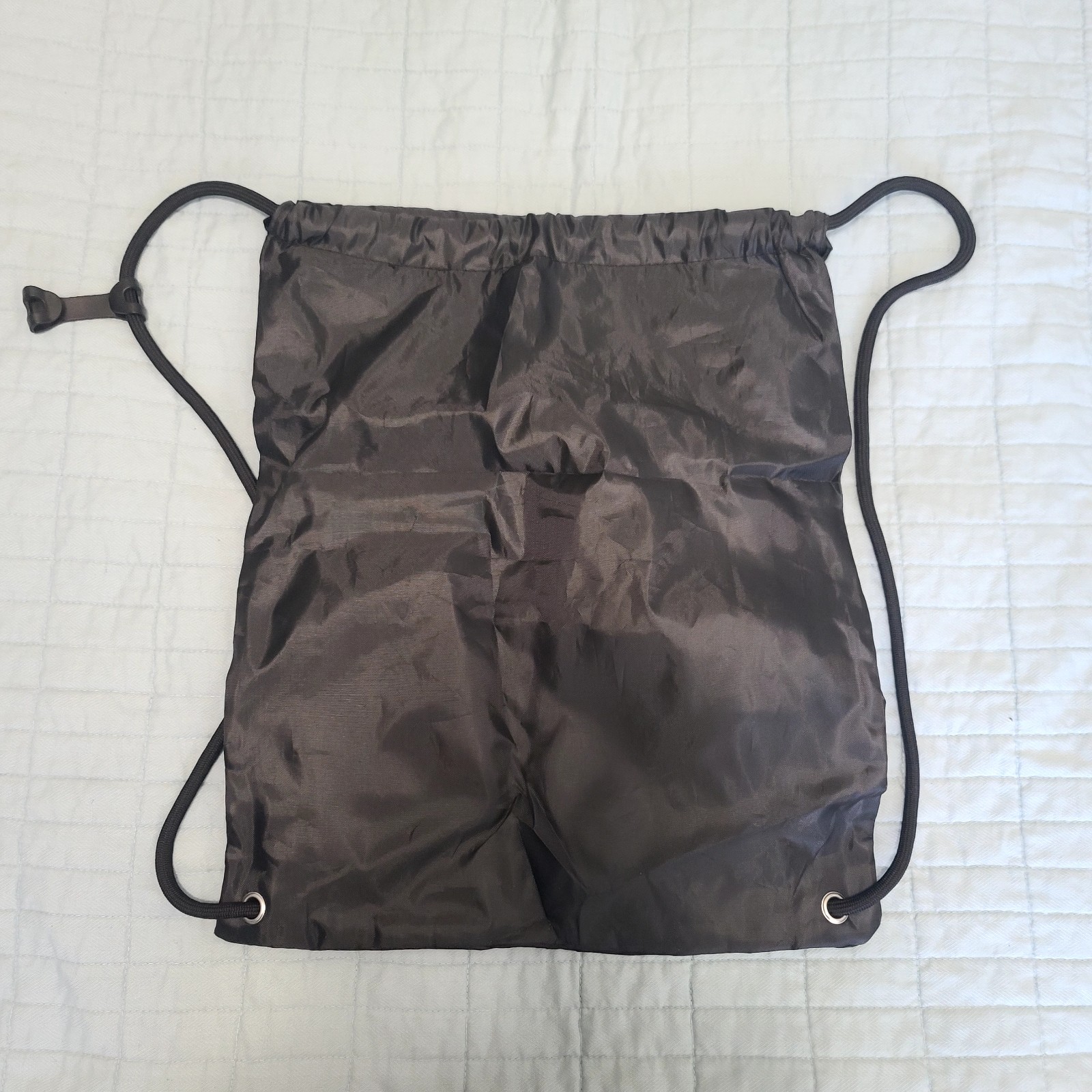 T-Mobile Tuesday Drawstring Backpack Bag Black 17″ X 14″ With Zip Pocket