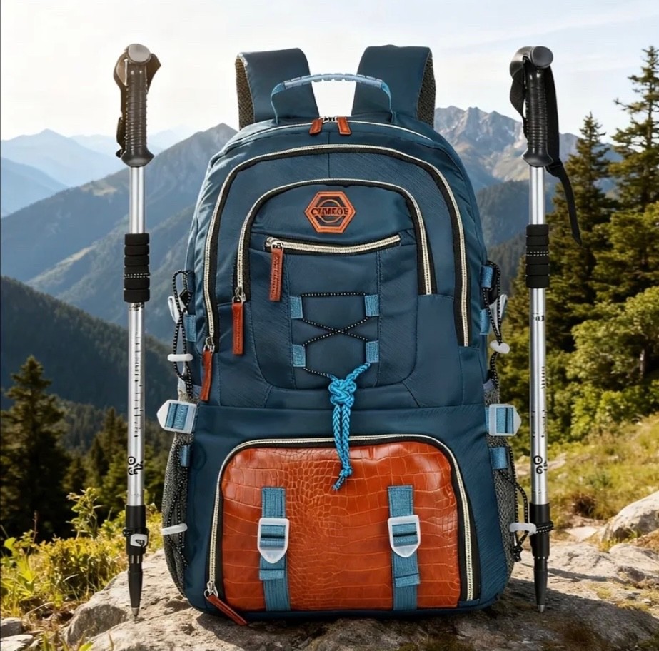 Backpack /Spacious and Lightweight Outdoor Travel Backpack with Shoe Compartment
