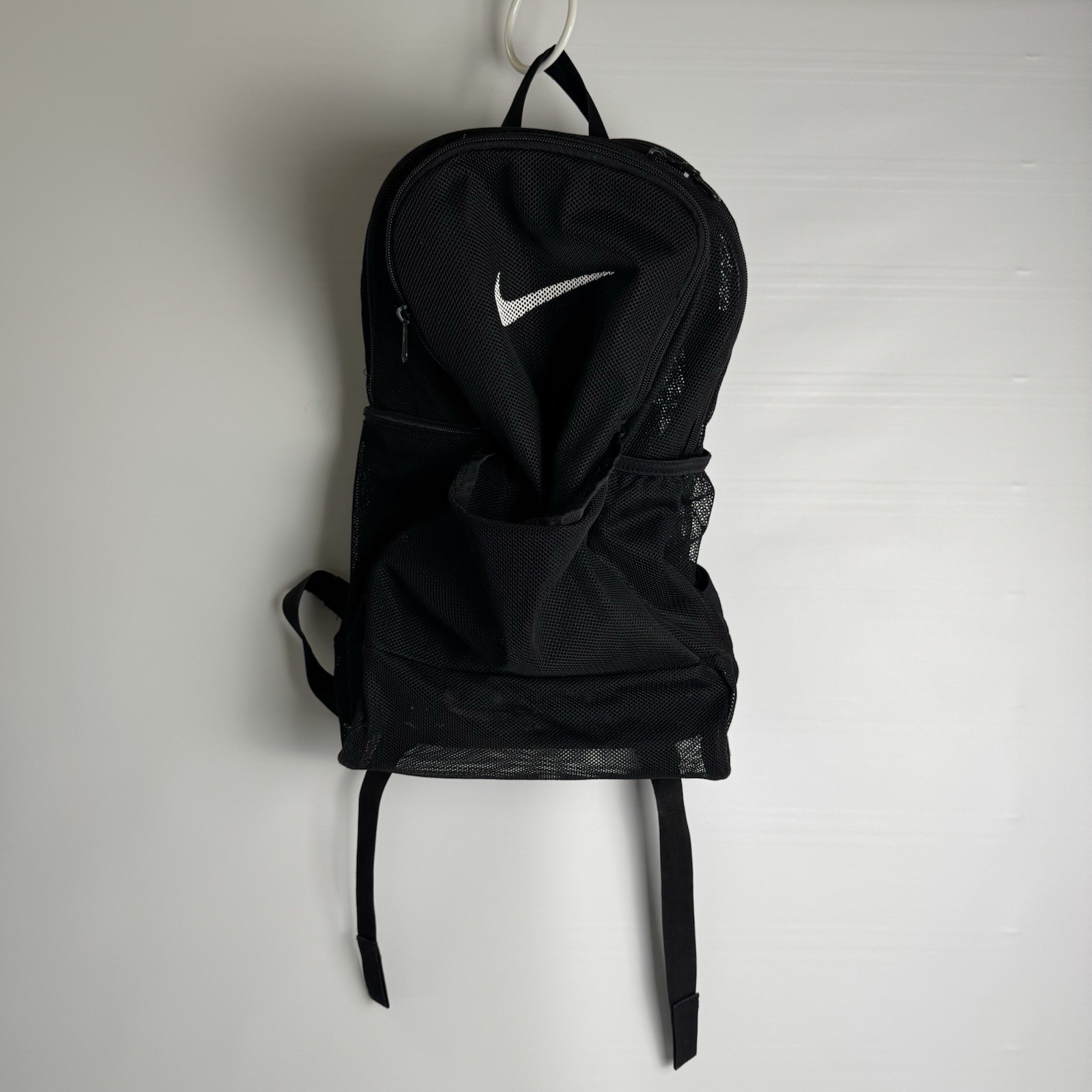 Nike Brasilia Mesh Training Backpack See Through Backpack Durable Polyester