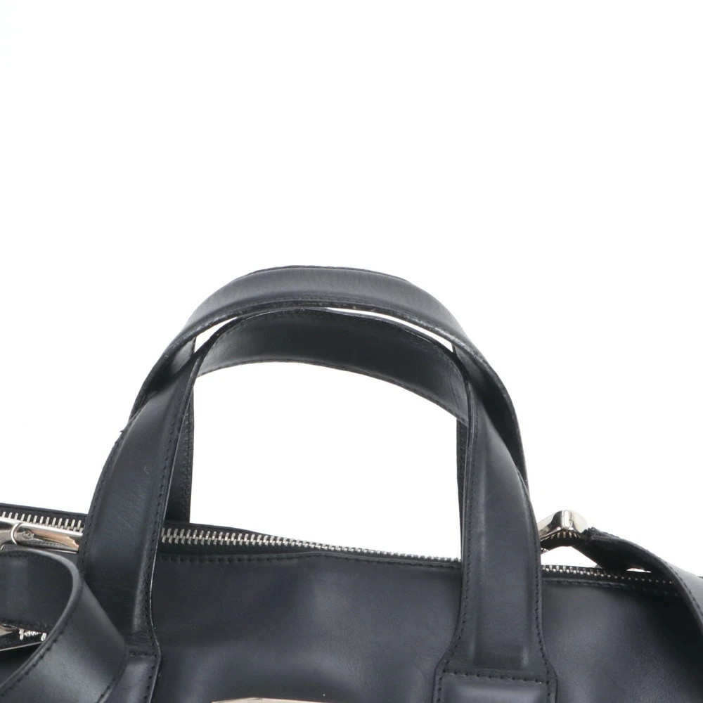 Salvatore Feragamo 2way Briefcase Business Tote Bag Leather Black 43x31x13cm