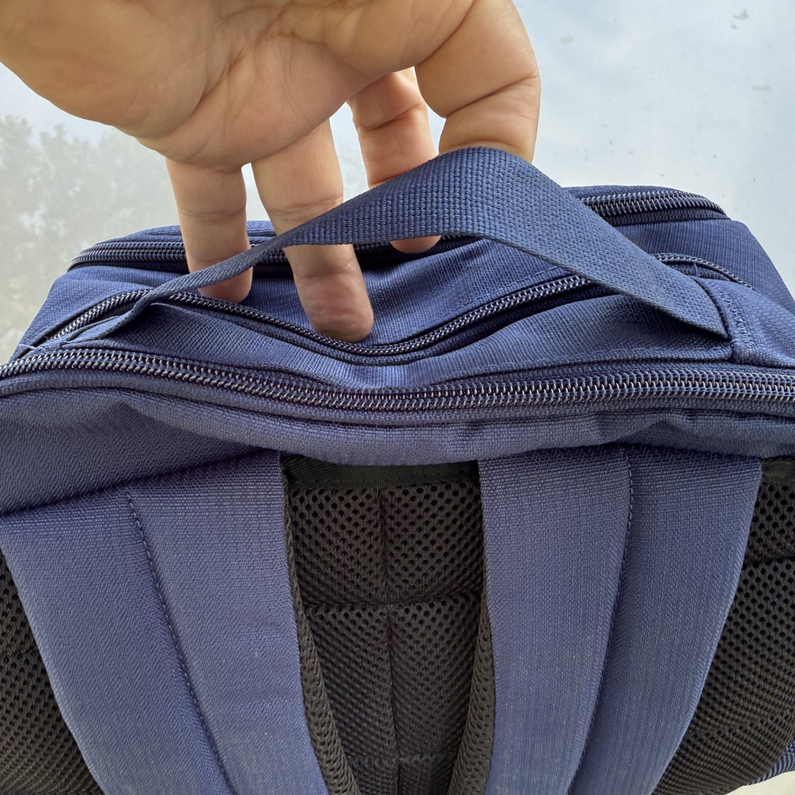 Nike Brasilia 9.5 Training Backpack, DH7709-410 Midnight Navy ~ Embroidered LOGO