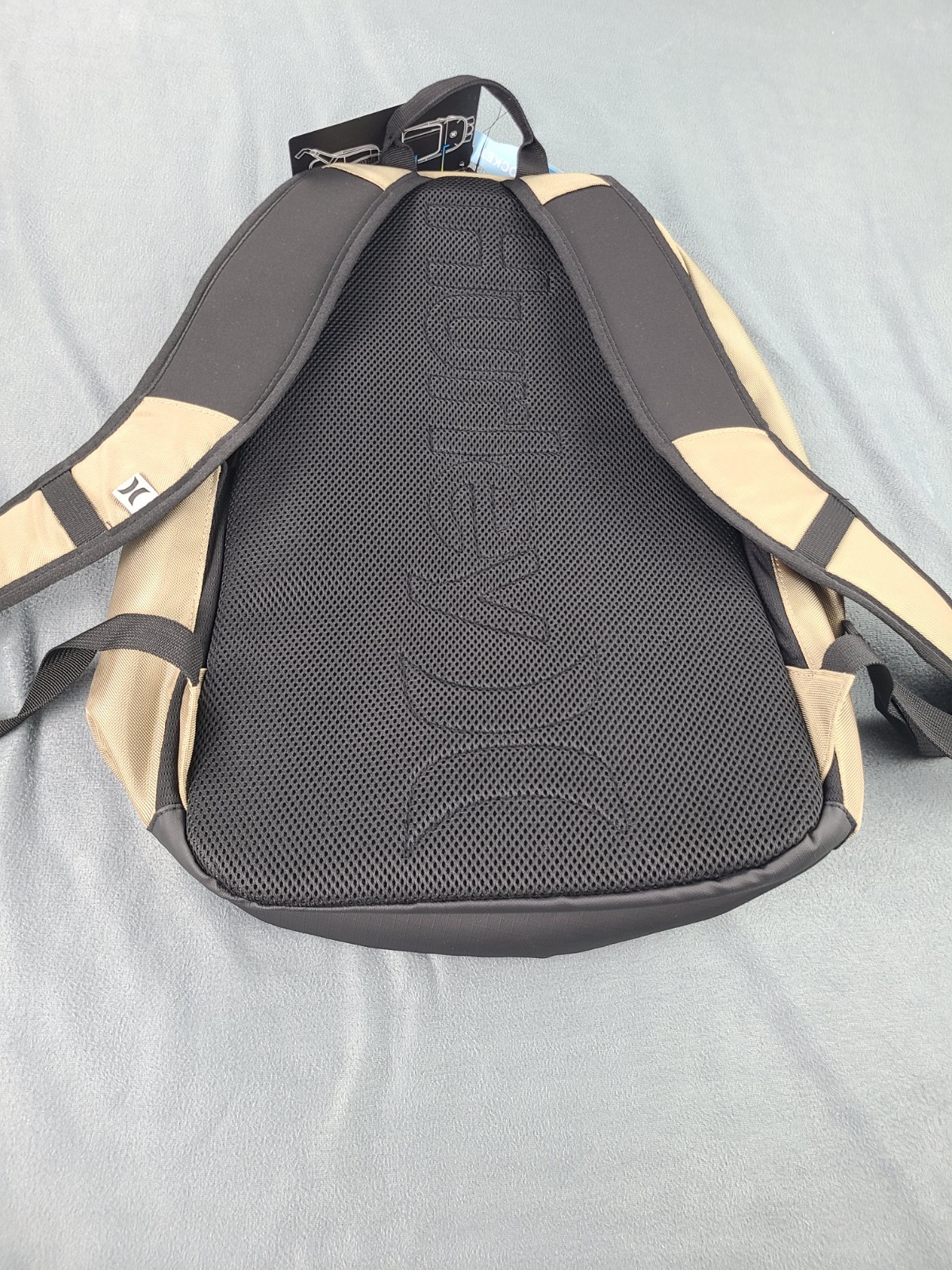Hurley Rider Backpack in a khaki Padded Laptop Pocket 15″ Internal Organizer