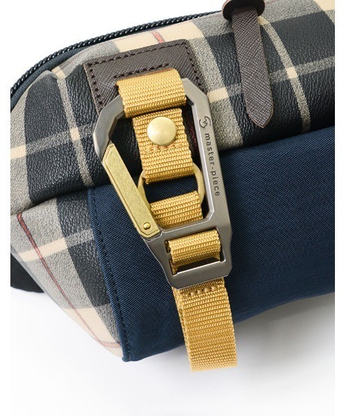 Master-Piece Masterpiece MSPC link check ver. waist bag Sax Blue 02346-c2