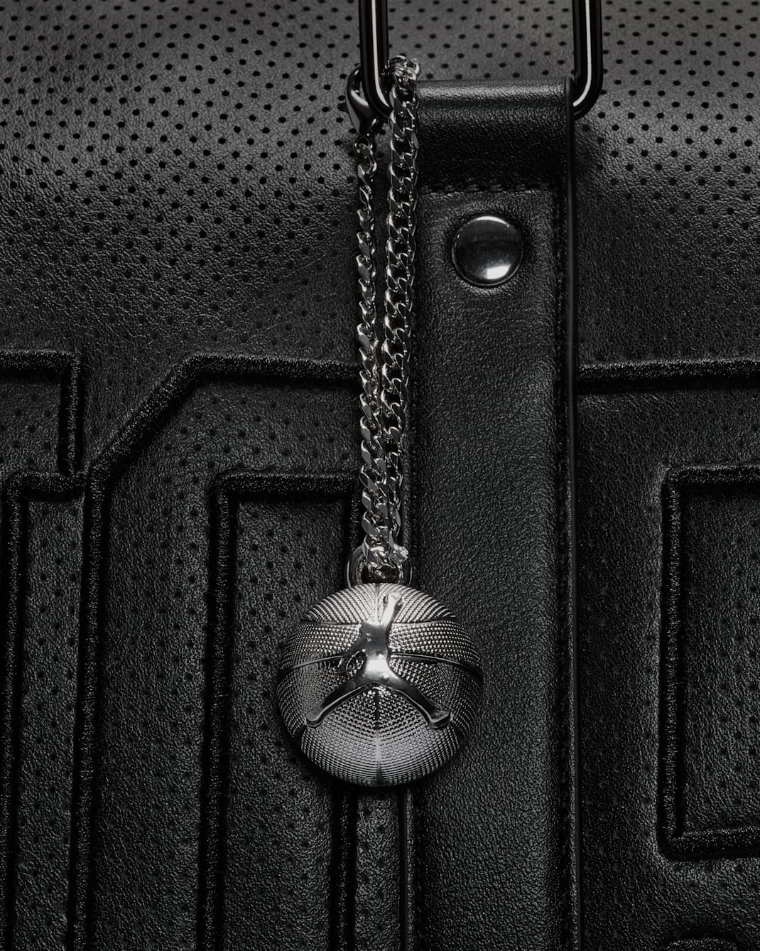 Nike Jordan Perforated Duffel Bag (25L) Black IR8410-010