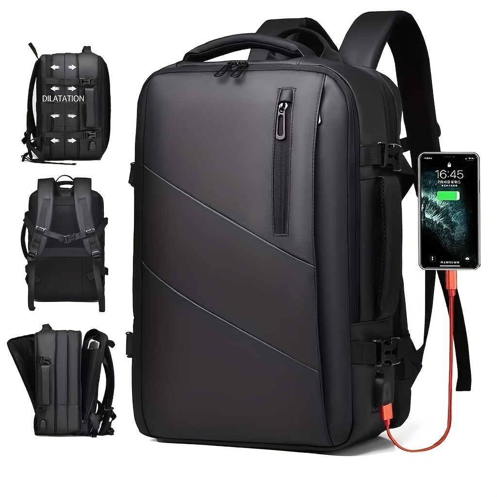 35L Travel Backpack TSA Approved Carry On USB Charging Laptop Backpack 15.6”