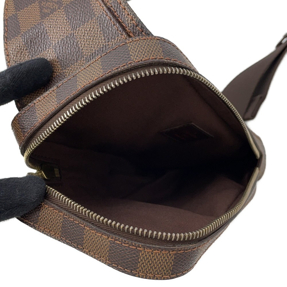 LOUIS VUITTON Geronimos Damier Ebene Canvas Brown N51994