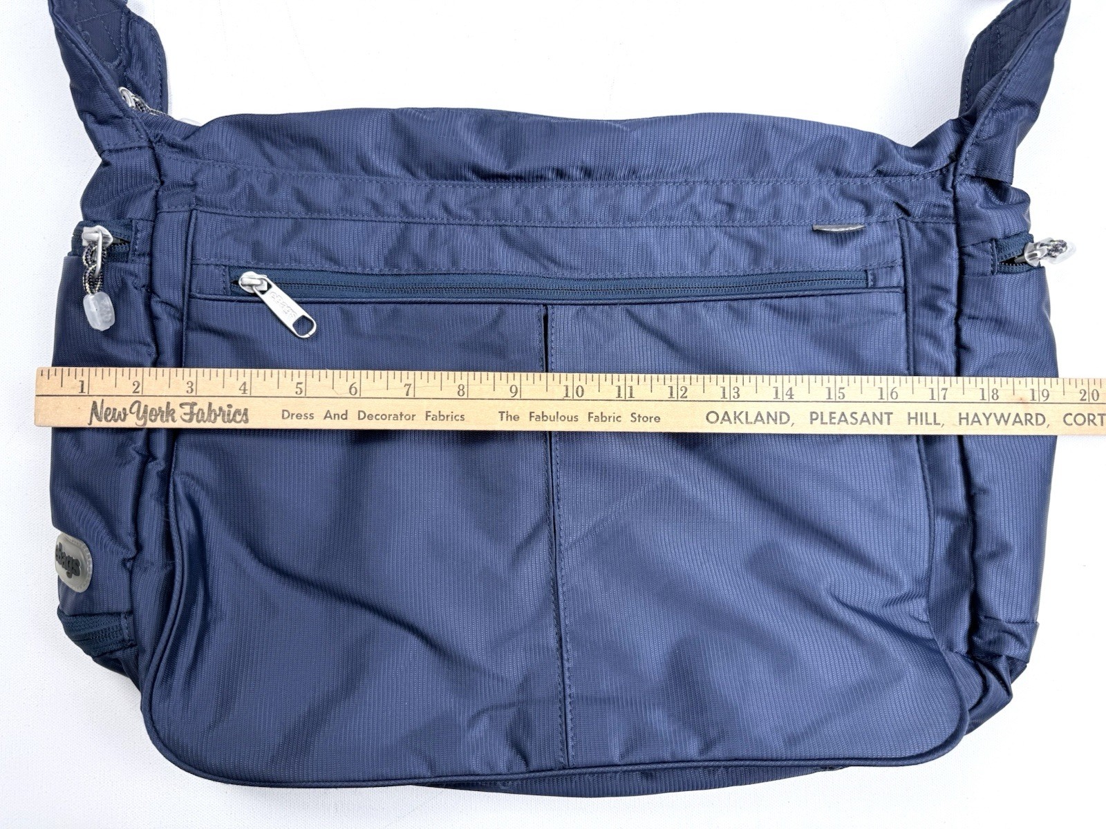 eBags EB2108A Blue Messenger Shoulder Bag Multiple Pockets