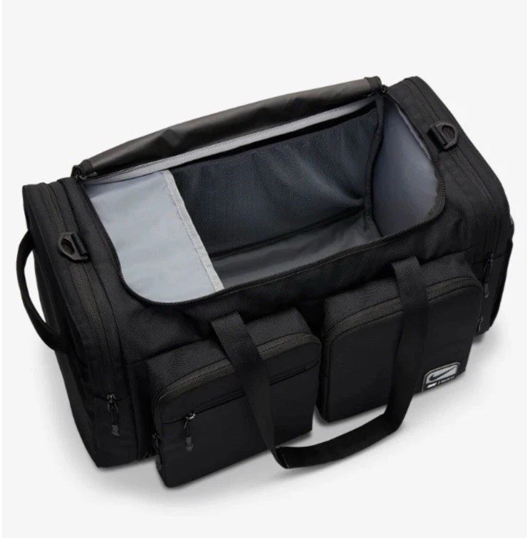 Nike Utility Power 2.0 Duffle Training Travel Carry On GYM Bag FN4208-010 Black