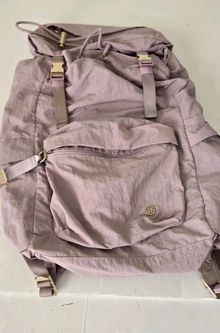 Lululemon On My Level Rucksack in Lavender (Light Stains)