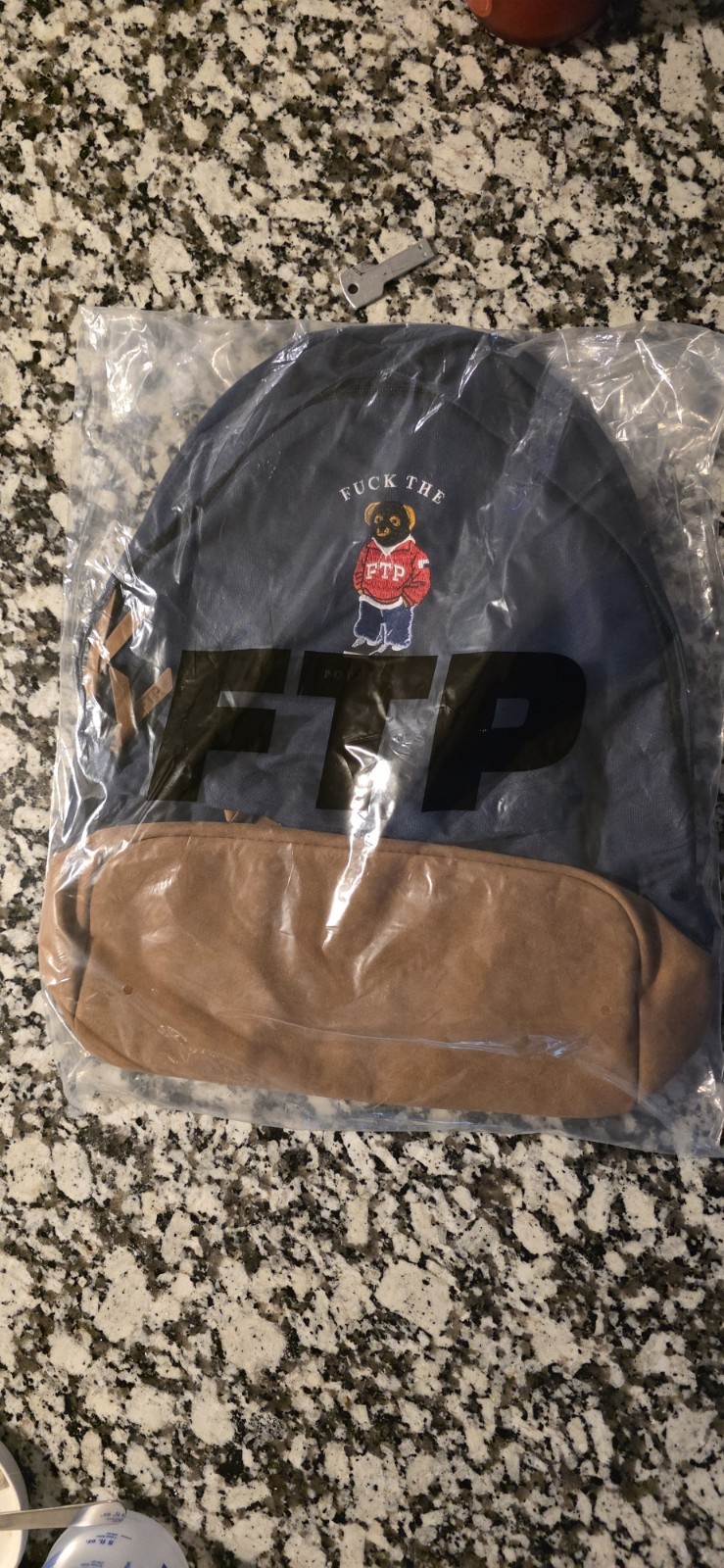 FTP Backpack Navy/Brown