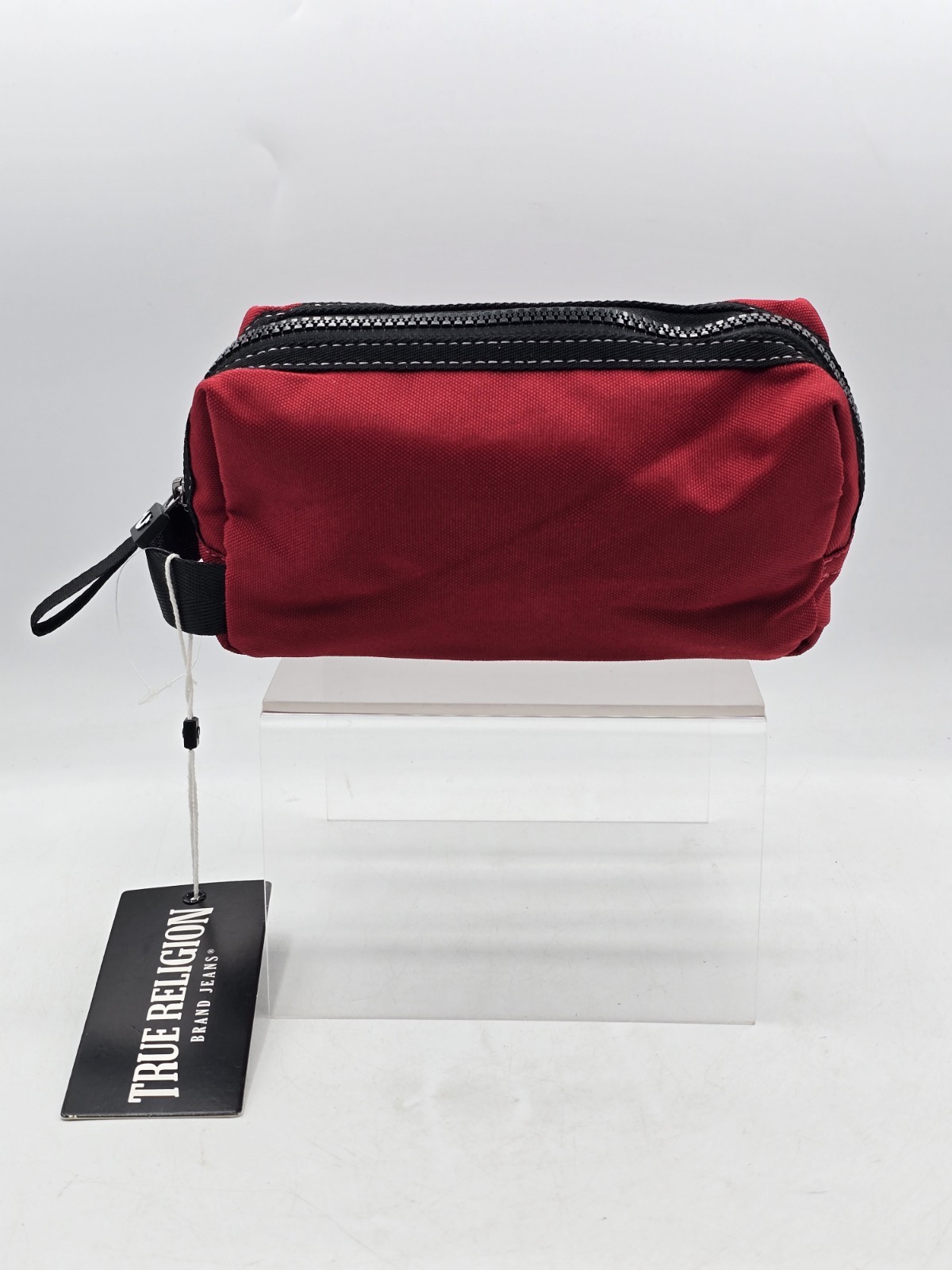 NWT True Religion Polyester Pouch – Color Red – 8.75” Long