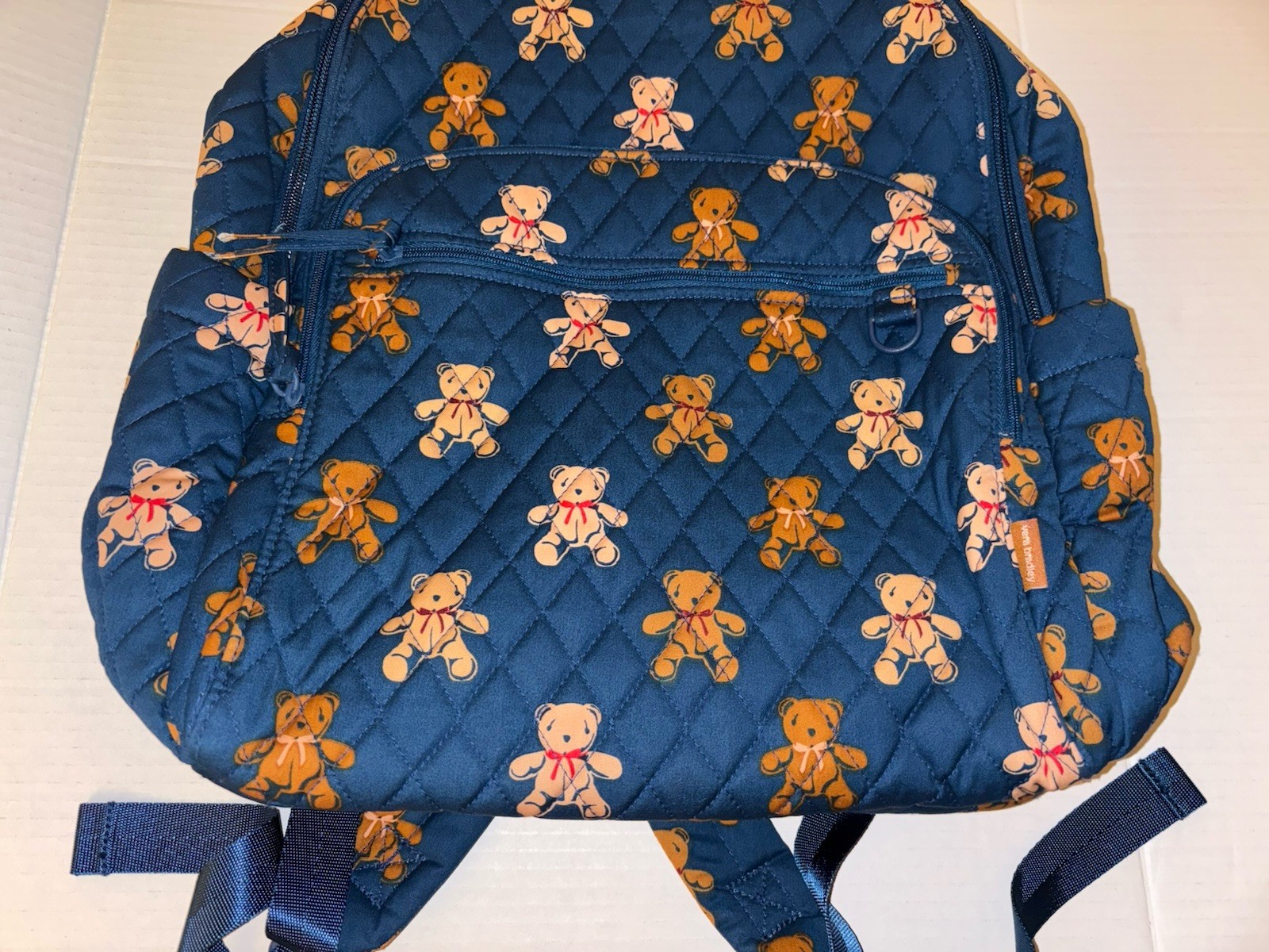 Vera Bradley Cotton Bancroft Backpack Bunch of Bears Teddy Bears NWT