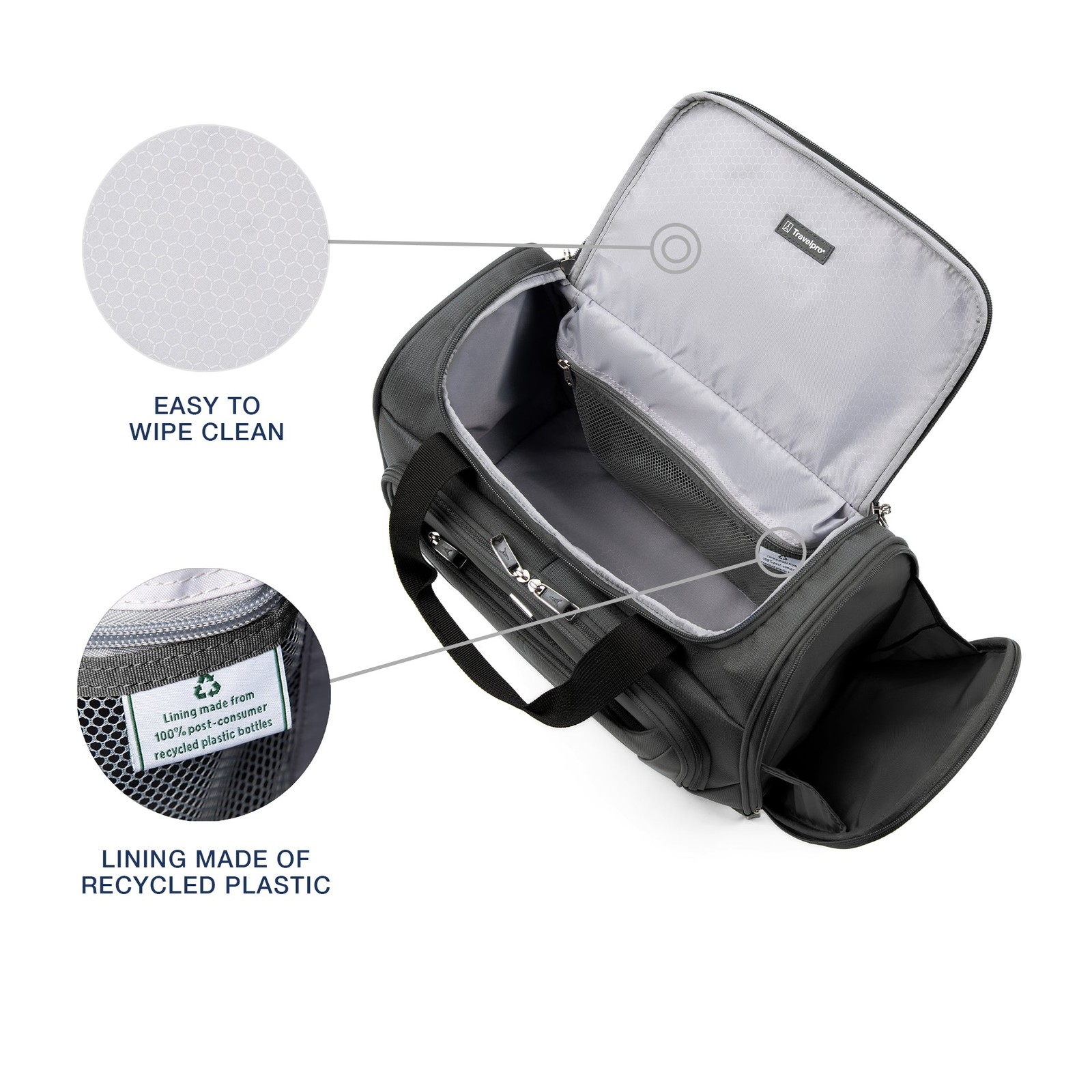 Travelpro Maxlite 5 Softside Lightweight Underseat Tote, Shadow Grey One Size U9