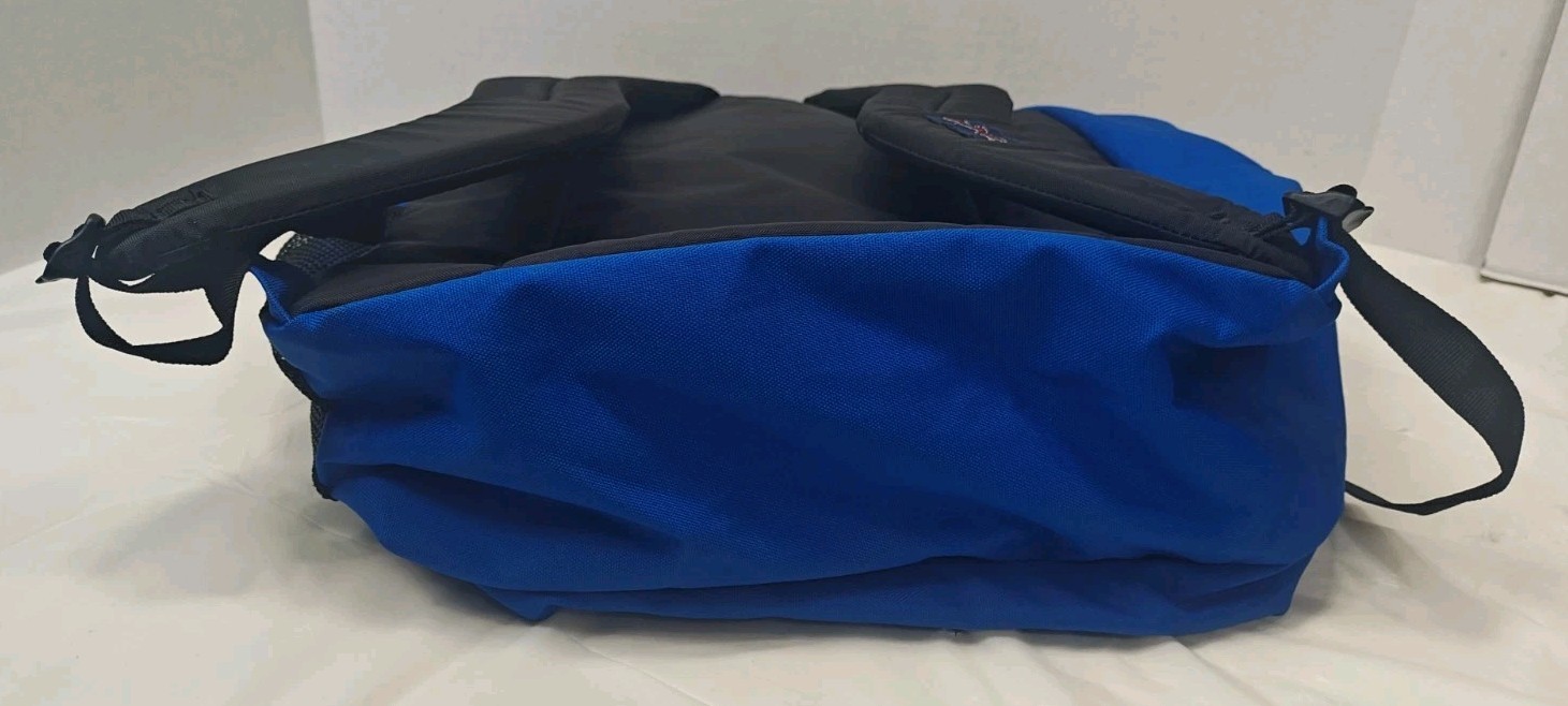 JanSport Big Student Backpack Royal Blue DJ Turntable Graphic Pack TDN7 T475 New