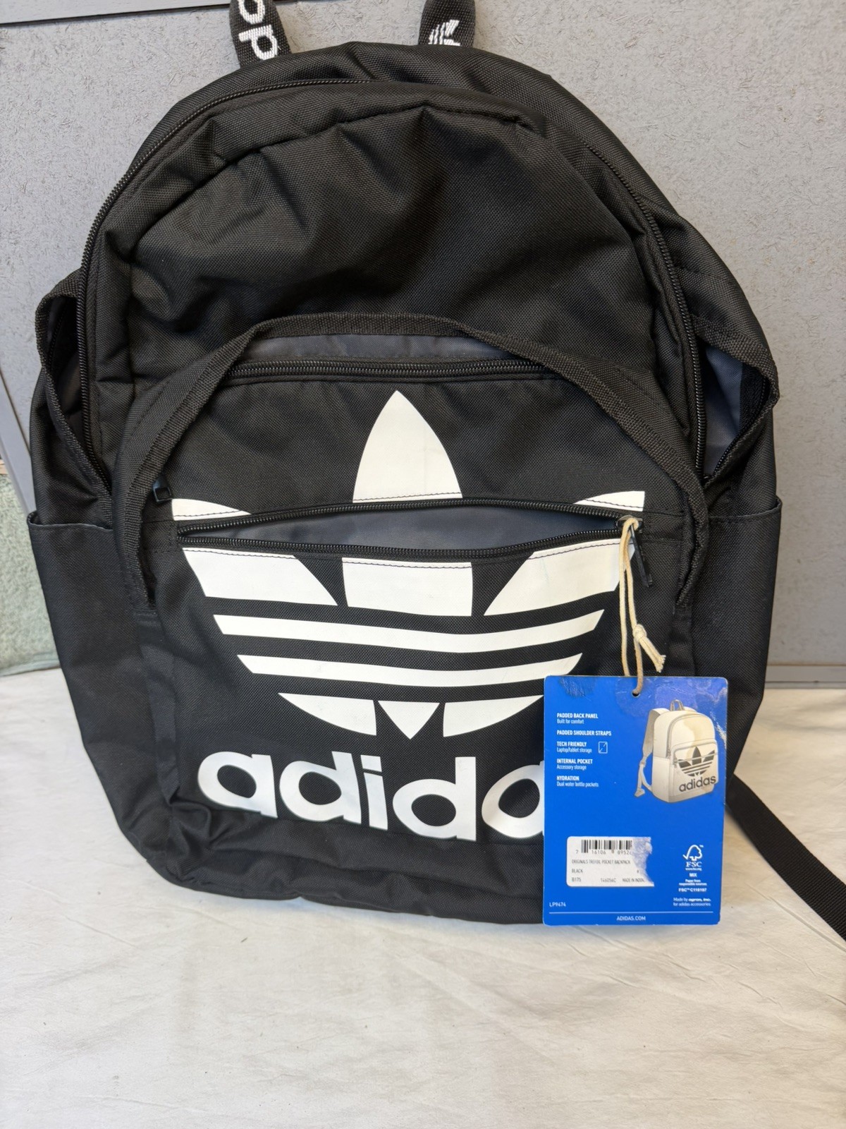 Adidas Originals Trefoil Pocket Backpack / Great Shape!
