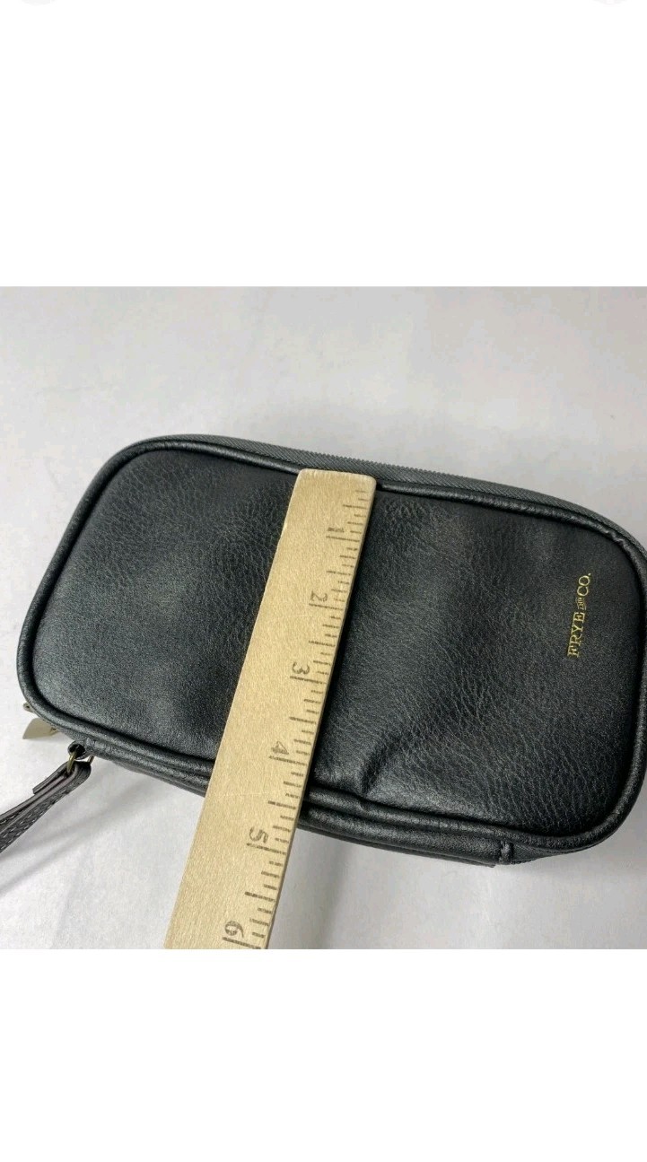 Frye and Co. Vegan Leather Tech Storage Case 2-Zip Sections Unisex