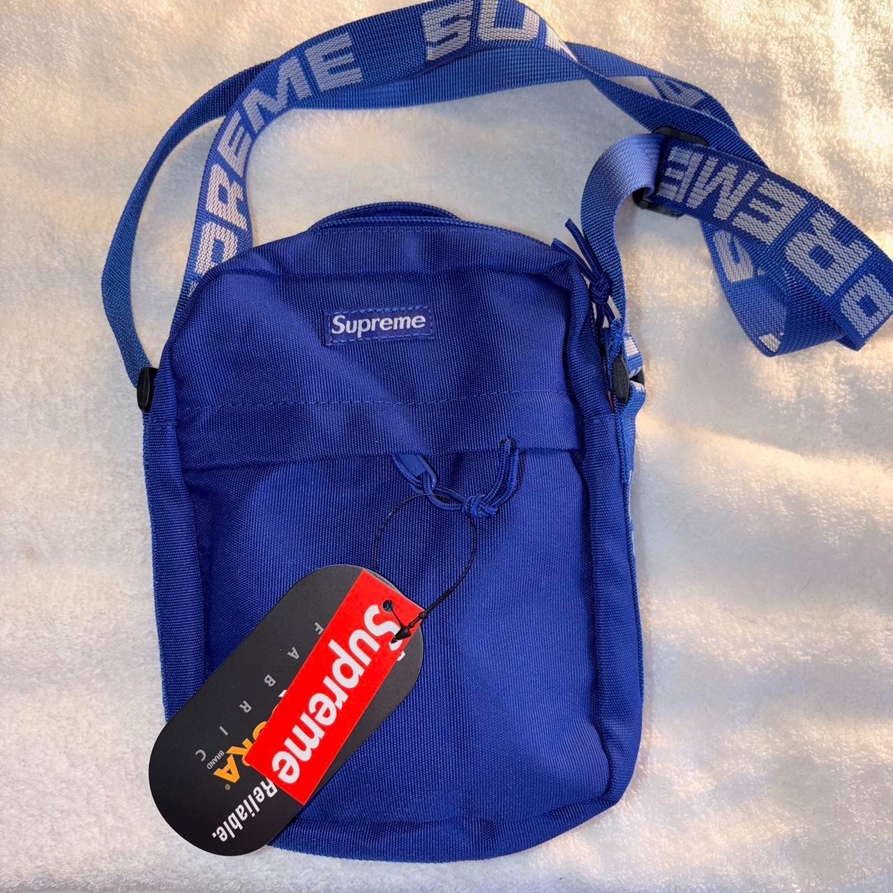 Supreme Shoulder Bag (SS18) Streetwear Royal Blue Fabric