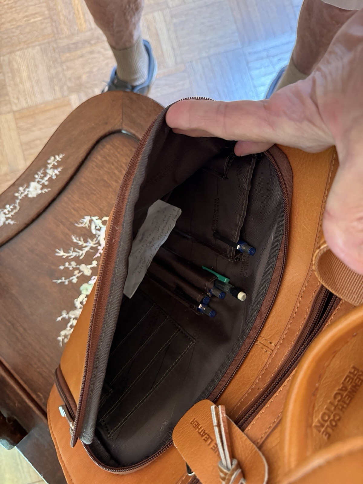 Leather Briefcase Bag