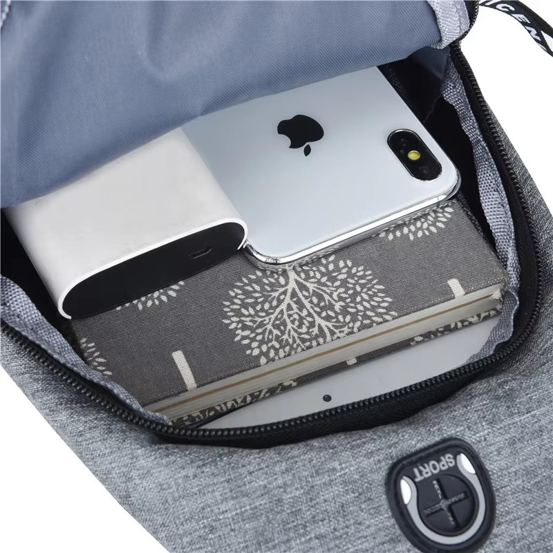 2025 New Multifunctional Chest Bag Men’S Fashion Trend Oxford Cloth Shoulder Bag