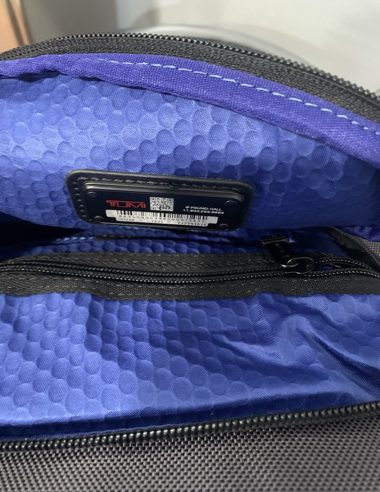 New Tumi Alpha Bravo Navigation Backpack Gray Blue 232793 $595