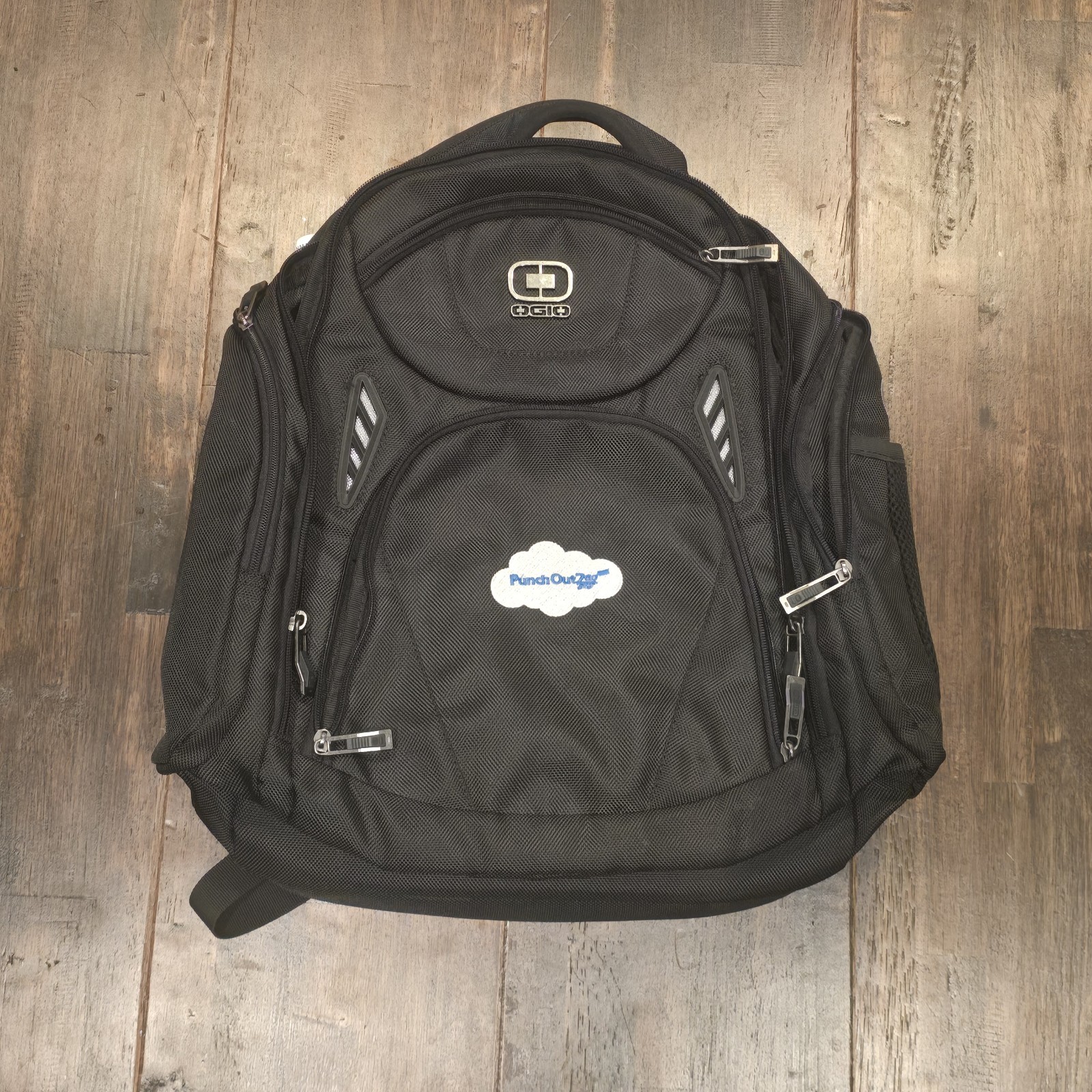 OGIO Punchout2go Backpack #411065 Black – Laptop Tech Multiple Compartments