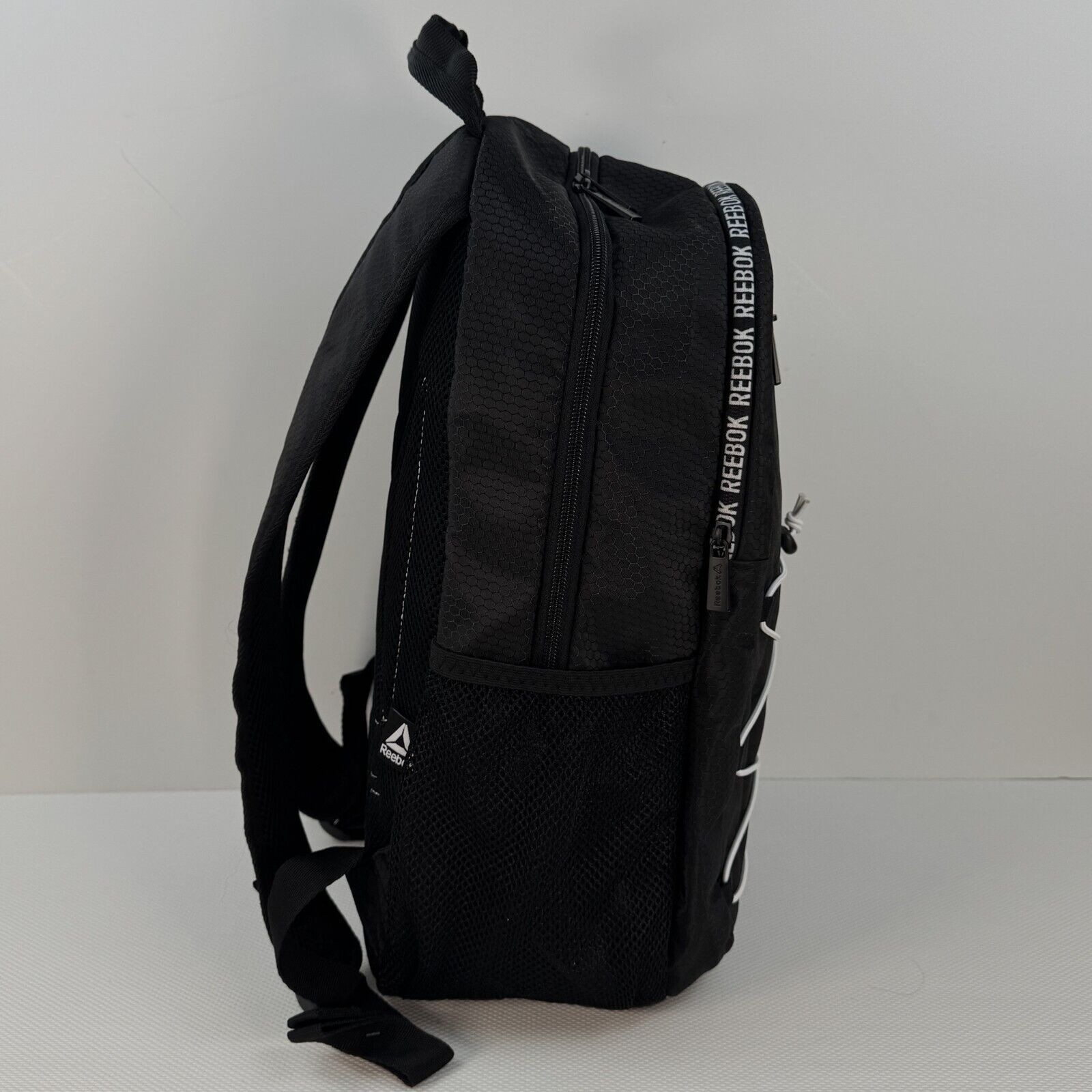 Reebok Backpack Black Lillian With Laptop Compartment Bungee Shoulder Straps