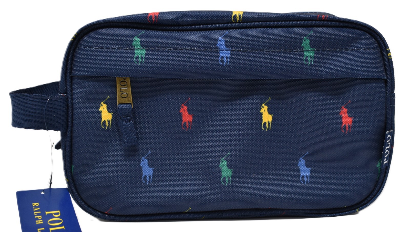 Polo Ralph Boys Lauren Polo Pony Dopp Kit Newport Navy 9AR086-BCV New