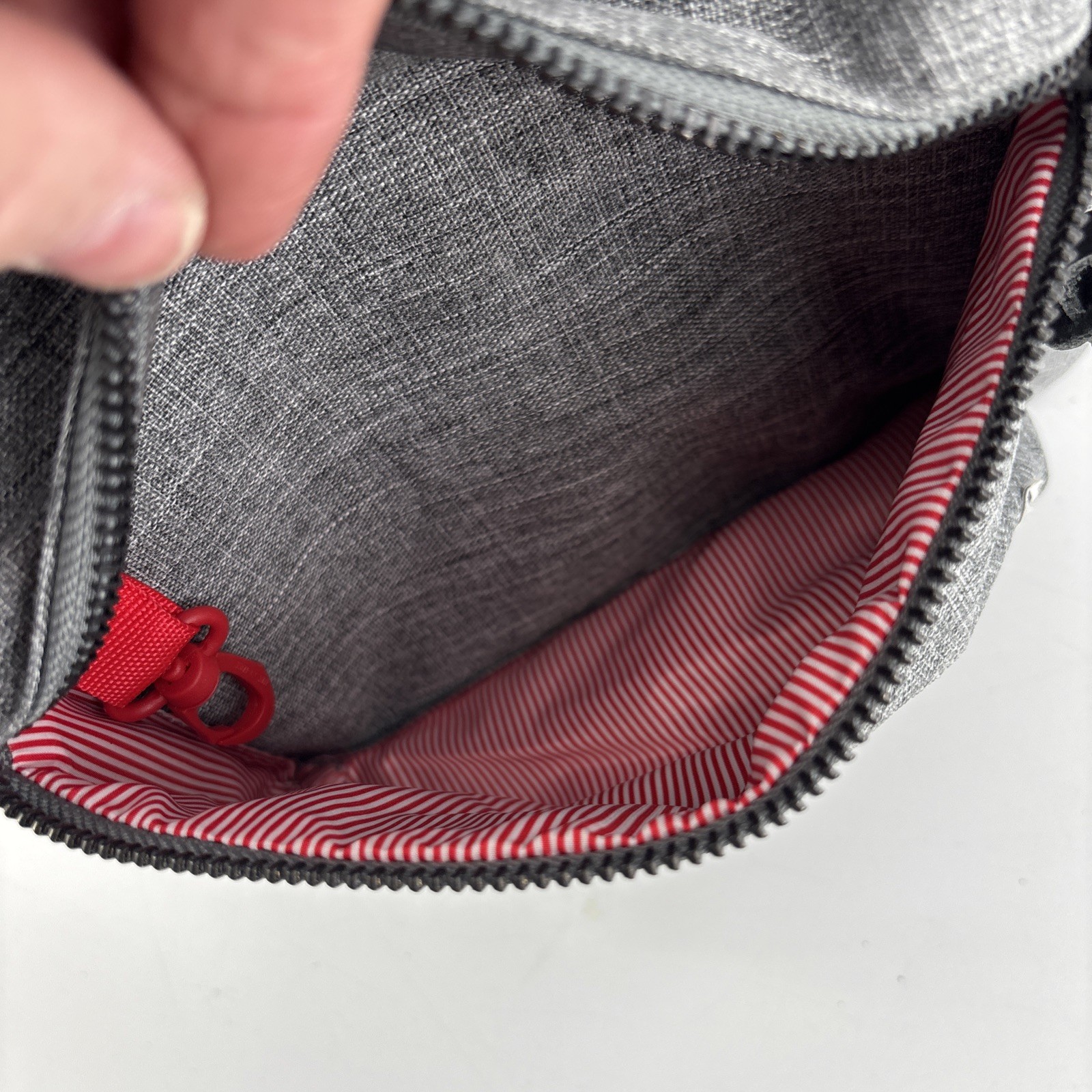 Genuine Herschel Settlement Backpack Raven Crosshatch Classic 23L Gray