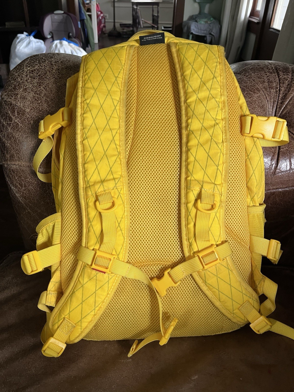 Supreme FW18 Backpack in Yellow