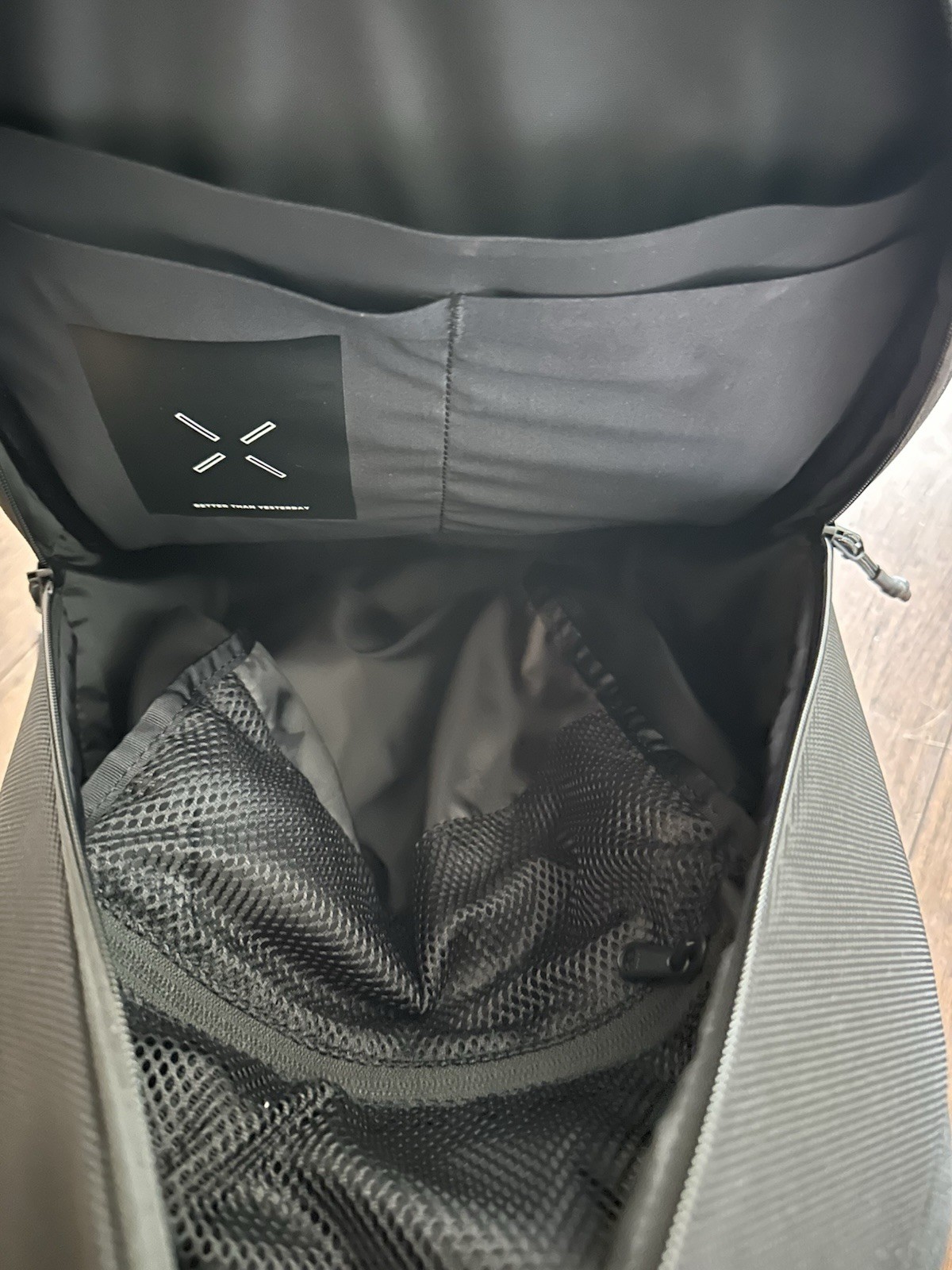 Apex Dynamic Personal Training Black Zip Backpack Medium Unisex Padded Straps