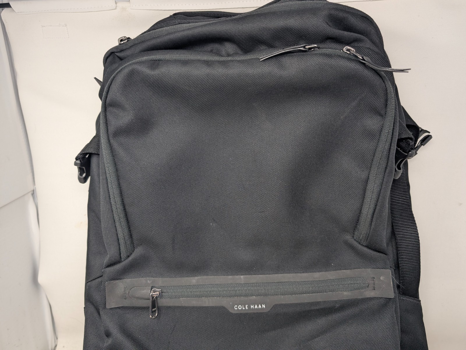 Cole Haan Zerogrand Black Backpack Travel Laptop Bag (74)