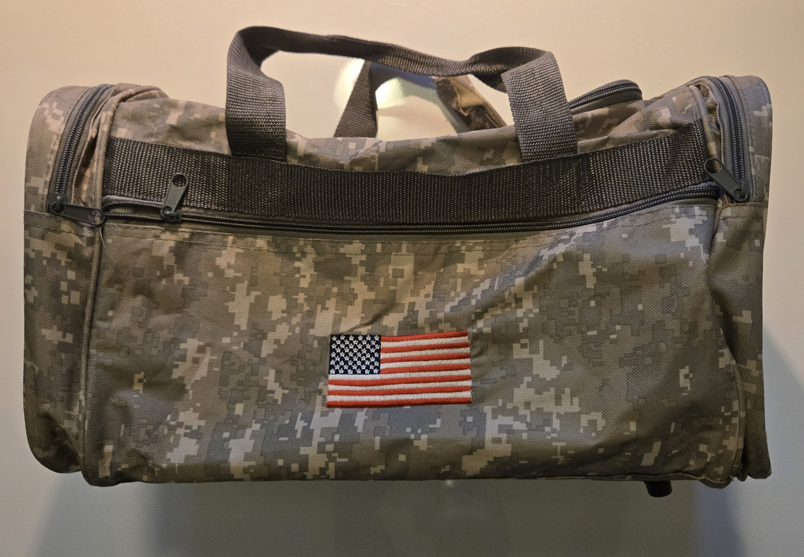 NRA Duffle Bag Digital Camouflage Military Hunting Camping W/ Shoulder Strap