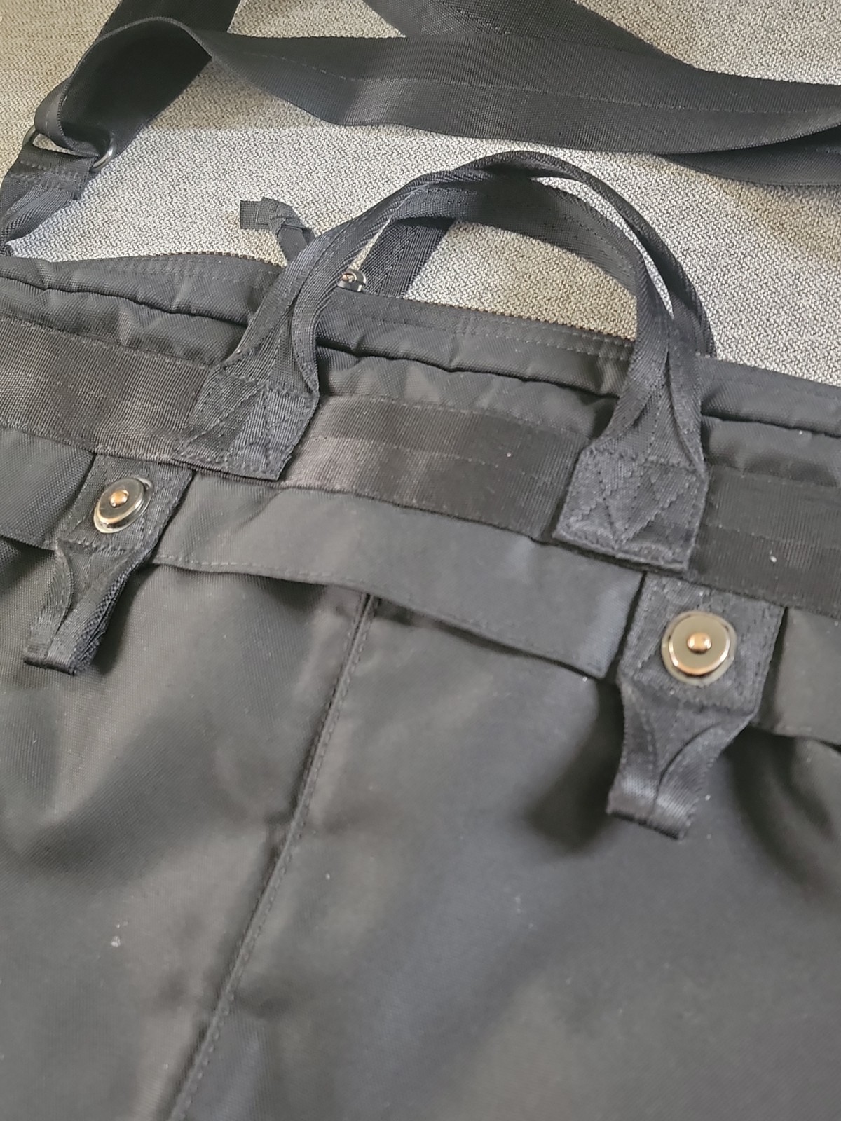 RARE Ralph Lauren Military Army Black/Camo Insulated Nylon Laptop Briefcase Bag