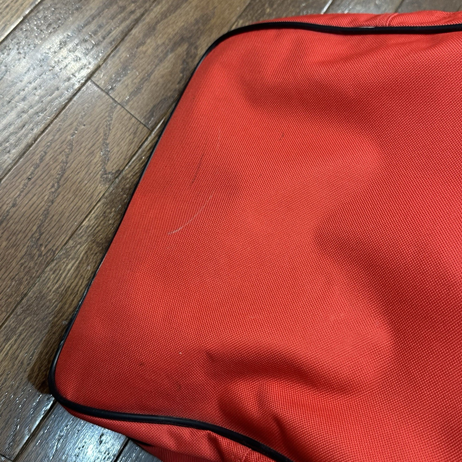 Corvette Duffle Bag Embroidered Logo Red Black Large Tote Pockets Racing Chevy