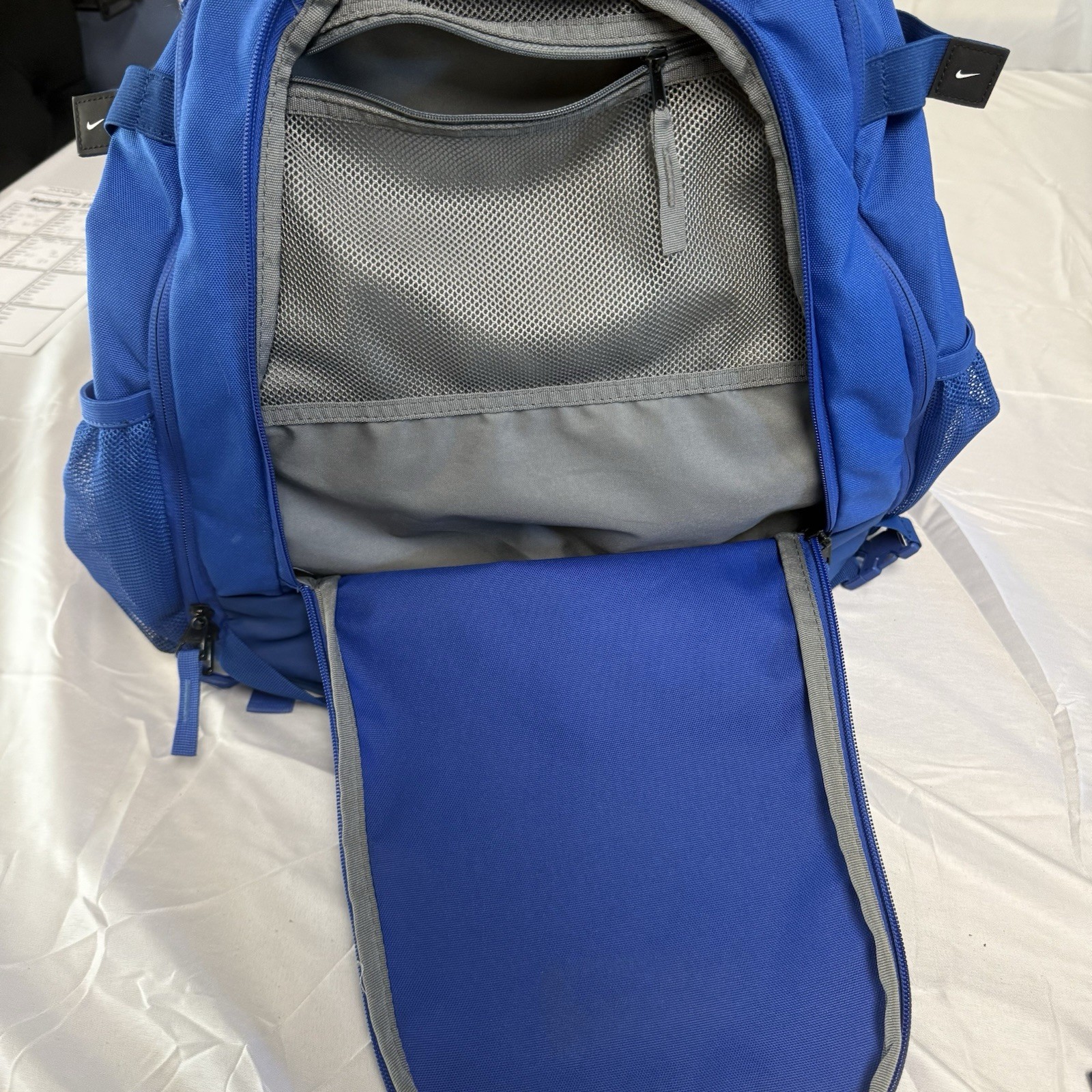 Nike Vapor Select baseball softball bat backpack Blue Black