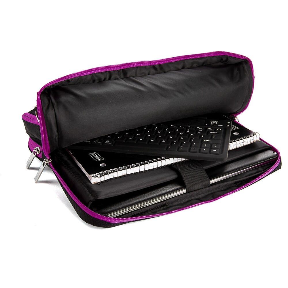 3In1 Black Nylon School Bag Laptop Case For 11″ 12″ Samsung Galaxy S9+ / Tab S8+