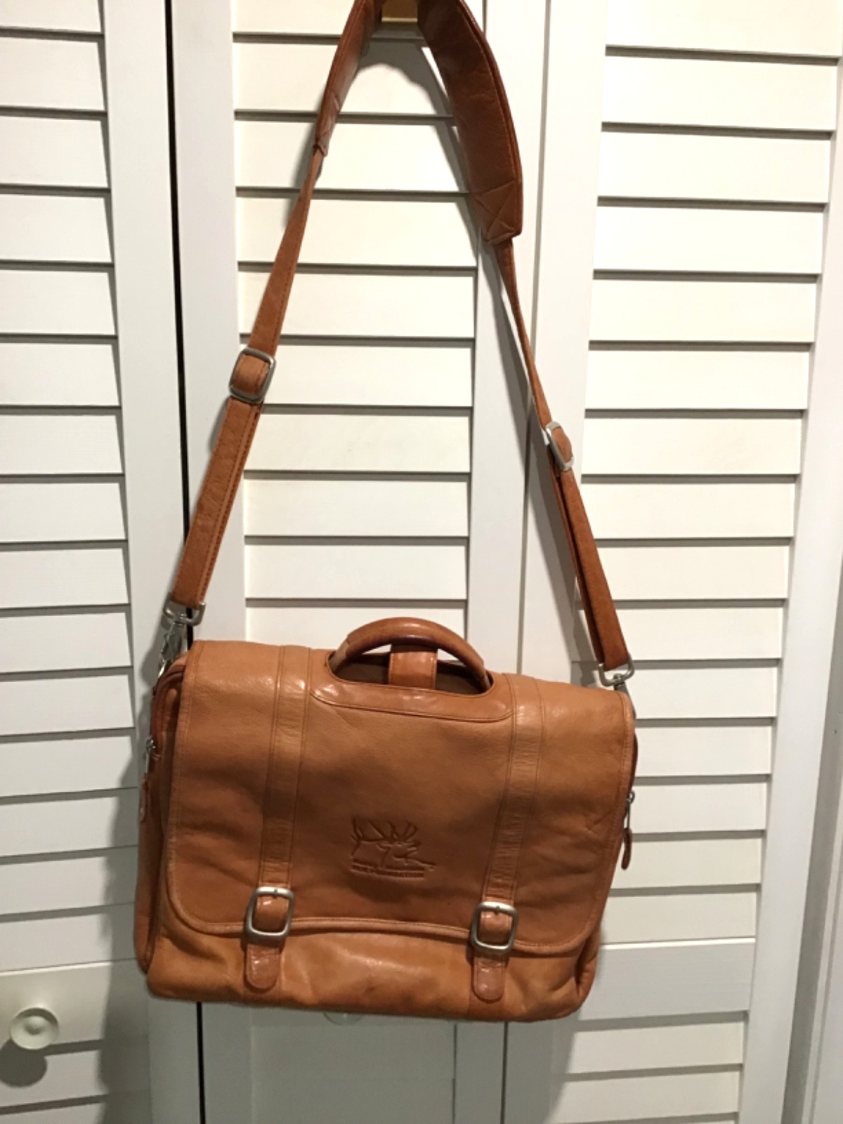 Canyon Outback Leather Briefcase Business Messenger Laptop Computer Bag