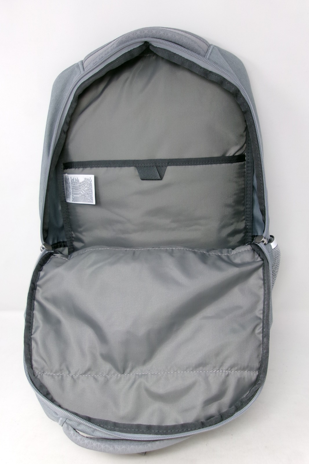 The North Face Vault Backpack- Mid Grey Dark Heather/TNF Blk-NPF, OS-GENTLY_USED