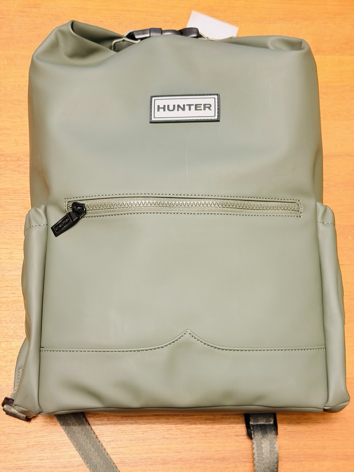 Hunter Green or Black Backpack Men’s Buckle Zip Adjustable Strap Classic