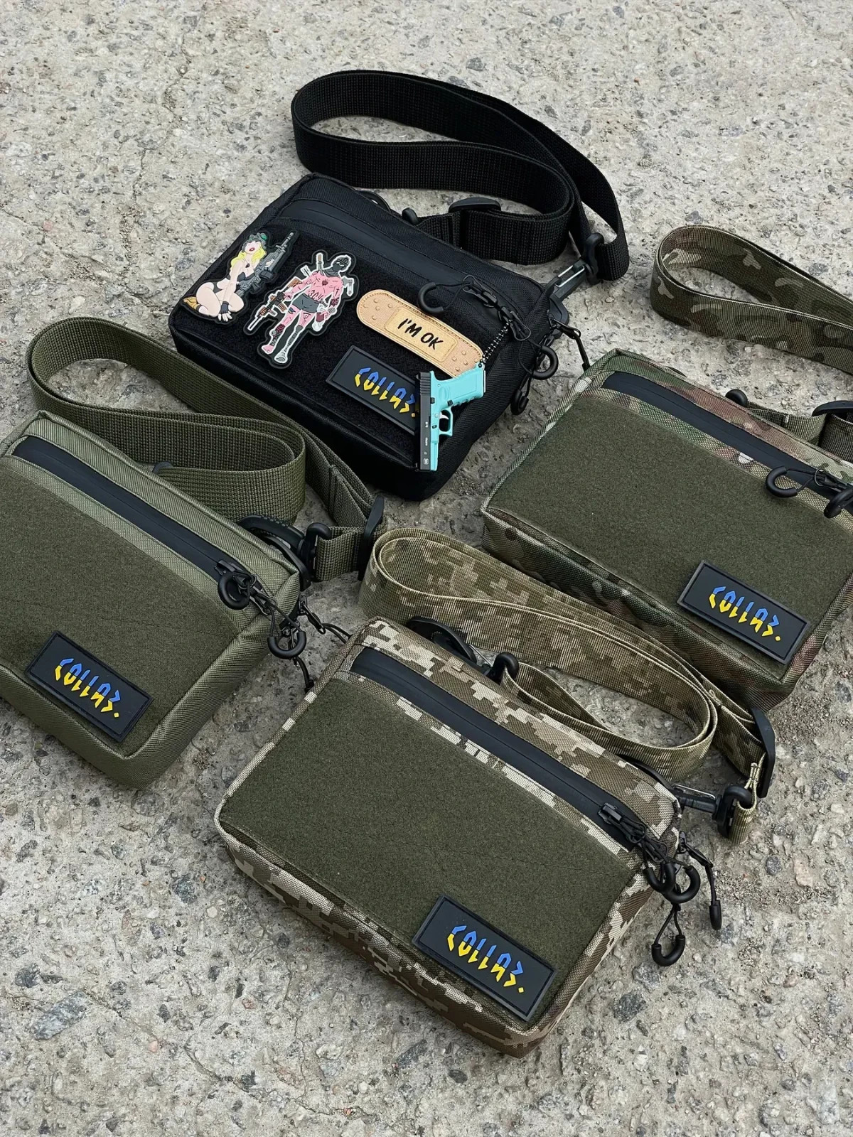 Messenger with mini panel, Multicam