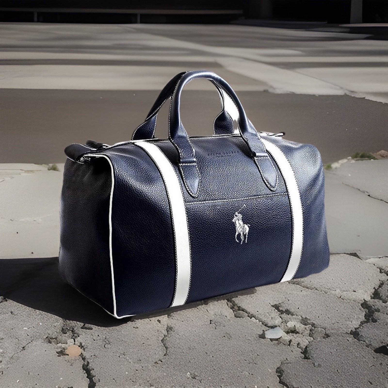 Ralph Lauren Fragrances Duffle Bag Gym bag Double Handles Cross-Body Strap