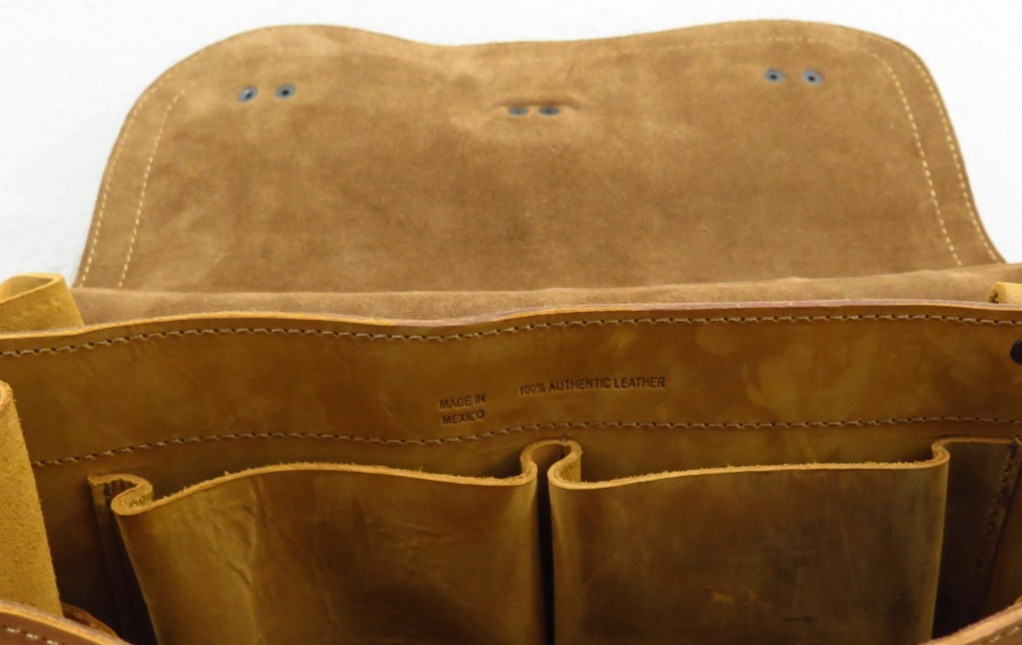 Saddleback Leather OLD LOGO 16″ LARGE CLASSIC BRIEFCASE Tobacco Brown 2-Rivet