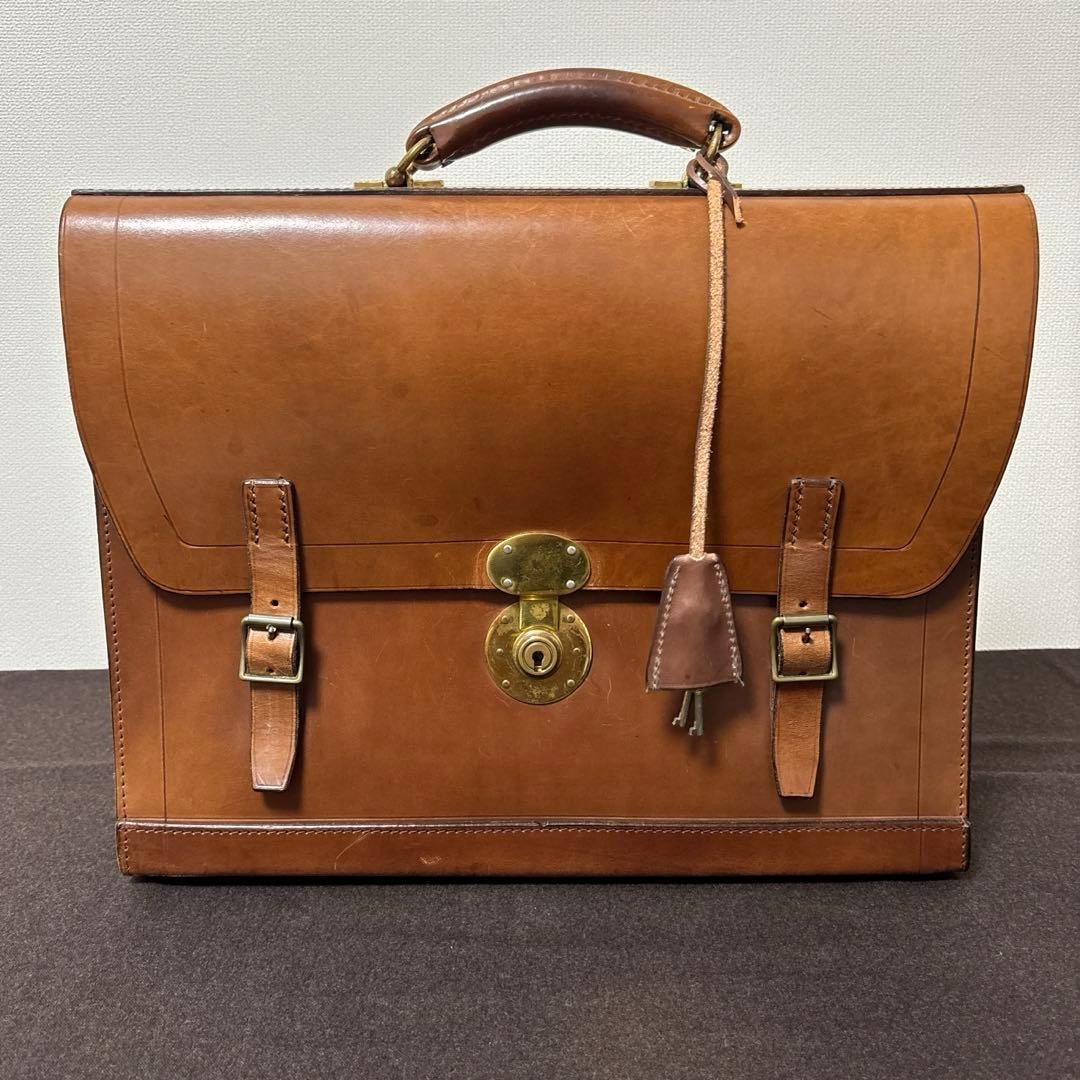 Rutherfords British Leather Bag Vintage Bridle Leather Men’s Crossbody 40cm