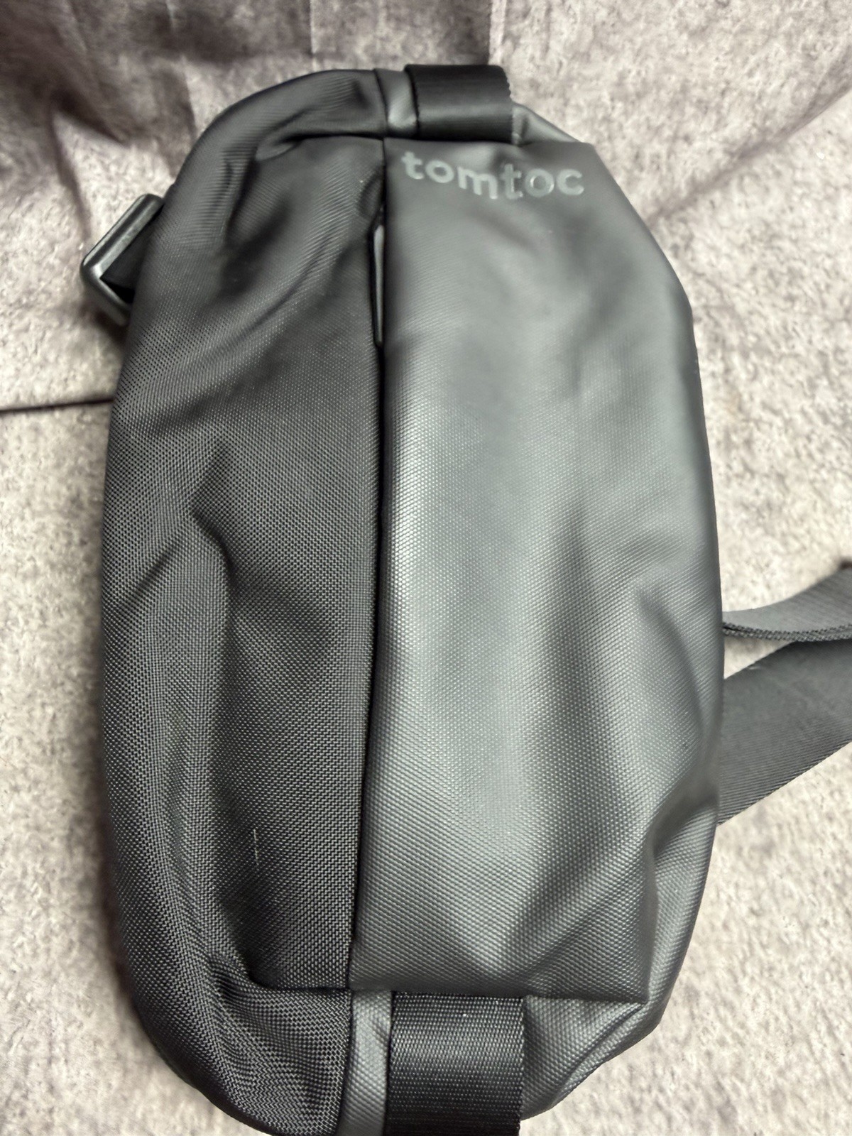 tomtoc Compact EDC Sling Bag Crossbody Shoulder Travel Tech Organizer Black