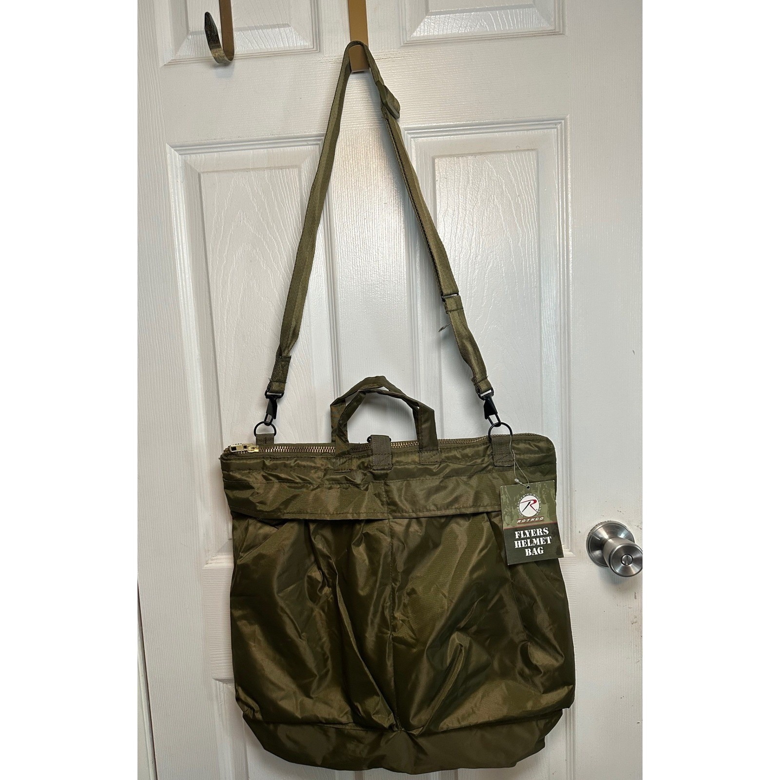 VTG Rothco Flyers Helmet Bag Olive Drab 2449 Padded Polyester NWT