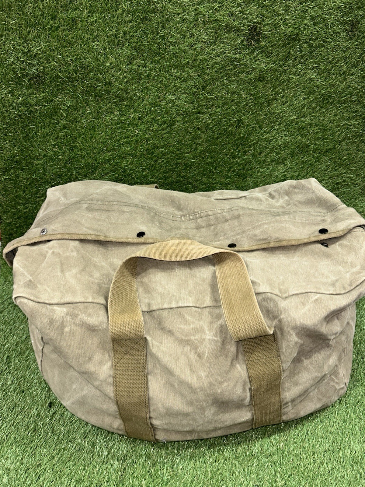 Vintage Heavy Canvas Cargo Bag Tactical Cotton Large Military 24×14 ROTHCO?